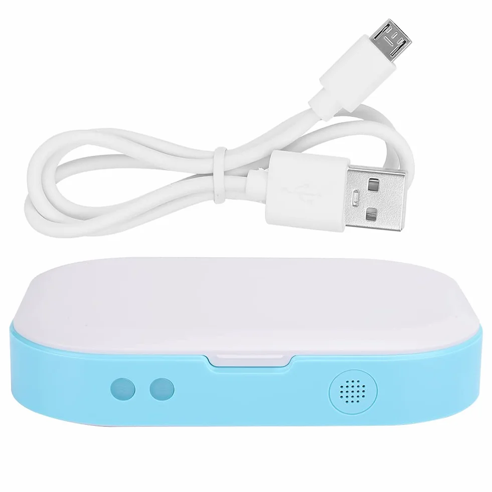 Boîte Ultraviolette, Outil de Nettoyage de Téléphone Portable, Boîte de Nettoyage Durable et Durable, Brosse à Dents pour Téléphones Mobiles