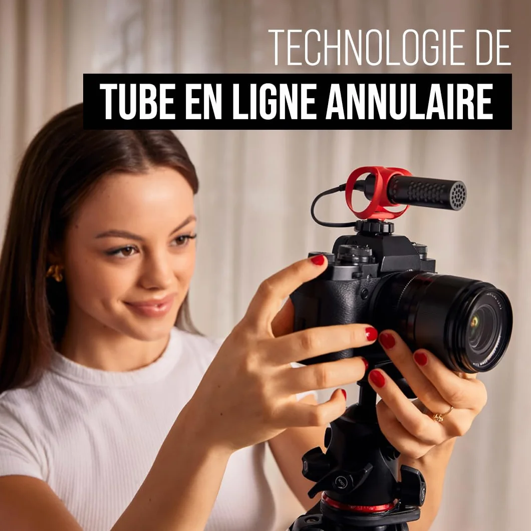 RØDE VideoMicro II Micro-canon ultra-compact sur caméra pour enregistrement audio de haute qualité avec un appareil photo ou un appareil mobile