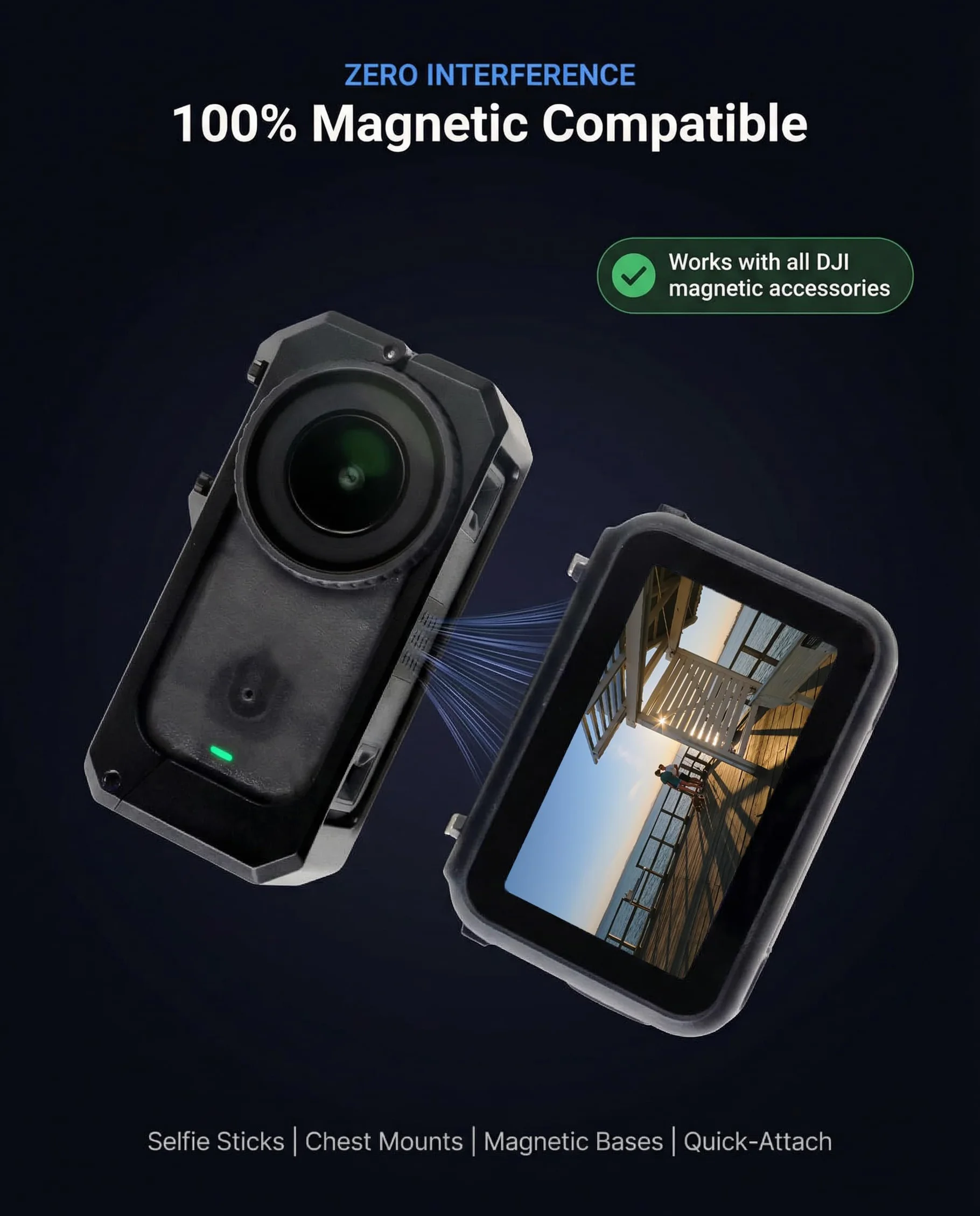 iDaPro Étui de protection en aluminium pour DJI Osmo Nano, cadre anti-rayures à dégagement rapide
