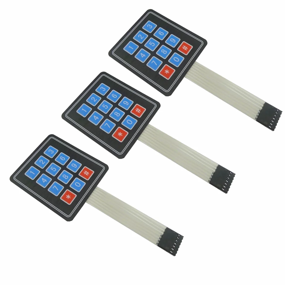 3pcs 3 * 4 Matrix tastatur SCM Control Panel clavier matriciel pour arduino
