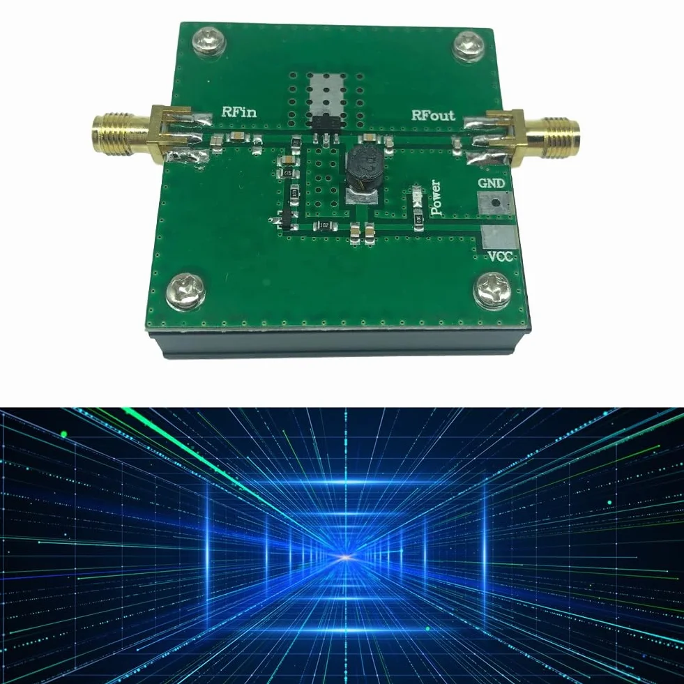 1 PCS Multifonction Pratique Haut Débit Amplificateur de Puissance Émetteur Amplificateur Module 433Mhz 5W PCB + Métal
