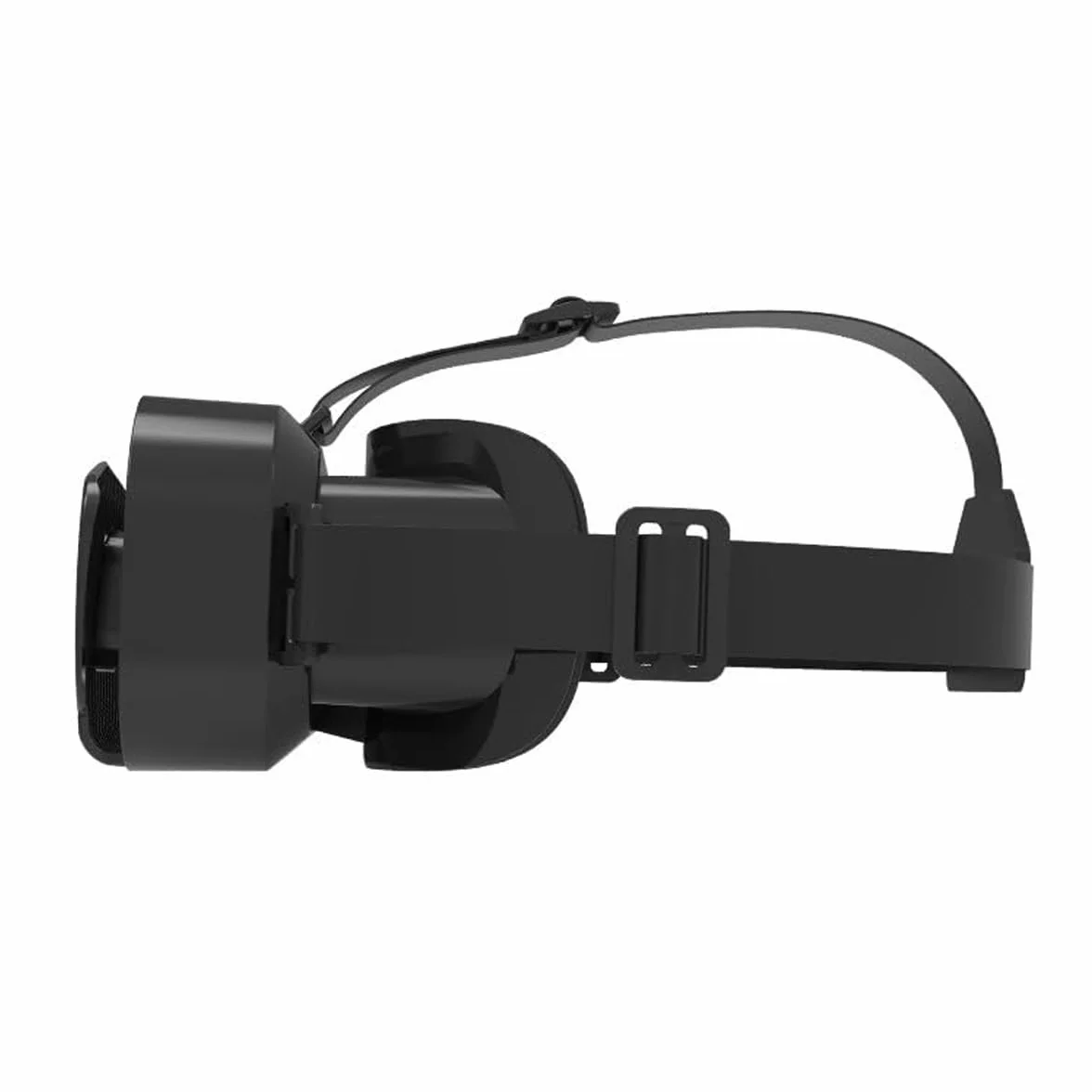 Lunettes VR 3D avec écouteurs 360°, grand écran, lumière bleue, distance pupillaire réglable