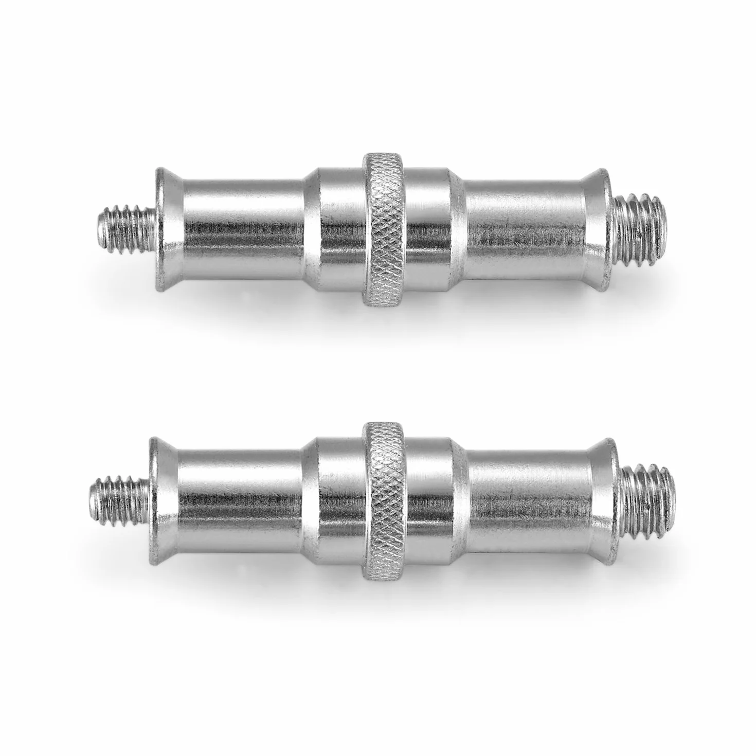 NEEWER 2 pièces Standard 1/4 à 3/8 Pouces convertisseur mâle en métal Adaptateur à vis fileté Goujon pour Support d'éclairage de Studio, récepteur de Flash sans Fil, déclencheur - ST24