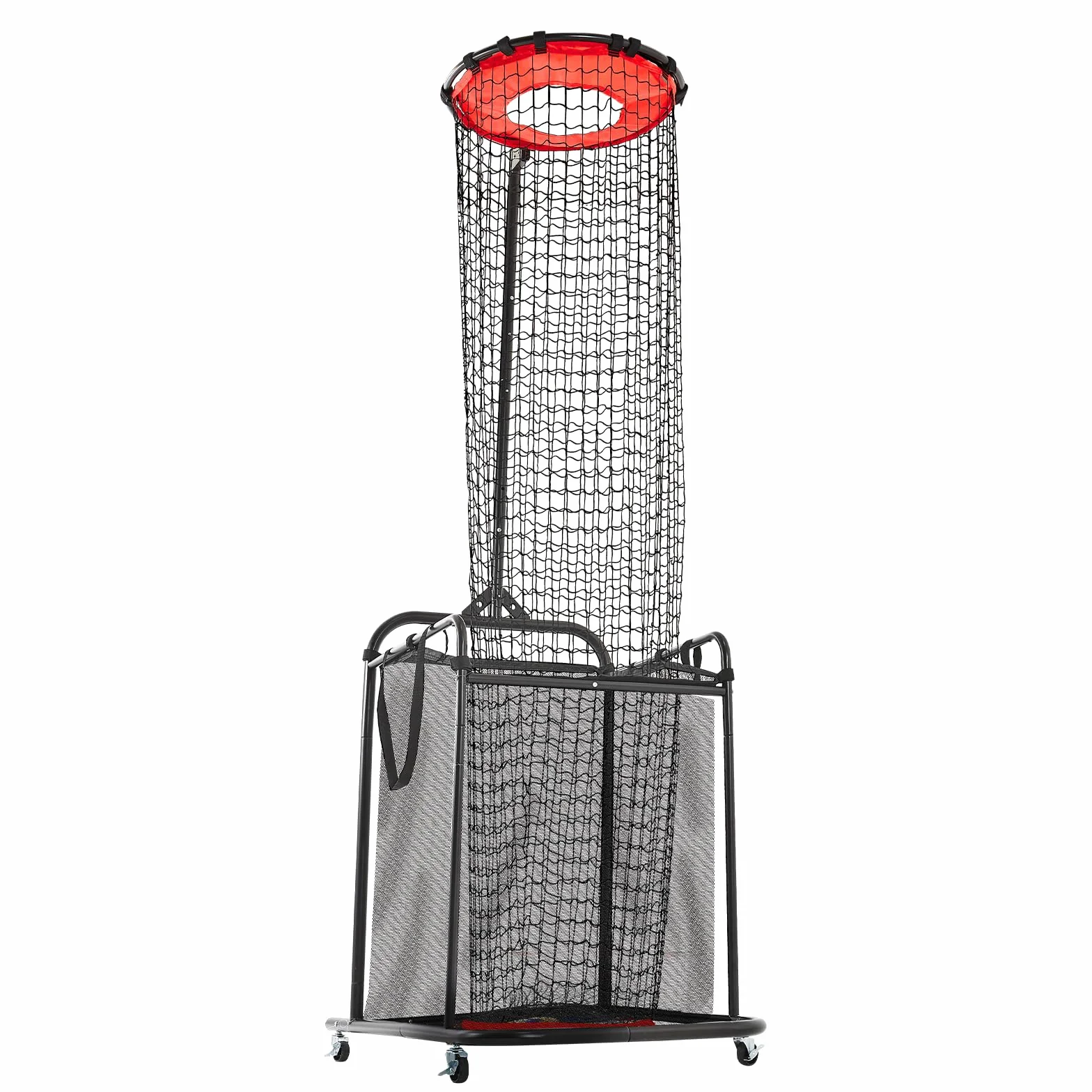 VEVOR Système de filet d'entraînement de volley-ball 20,3 x 3,7 x 3,4 m filet portable 14 filets
