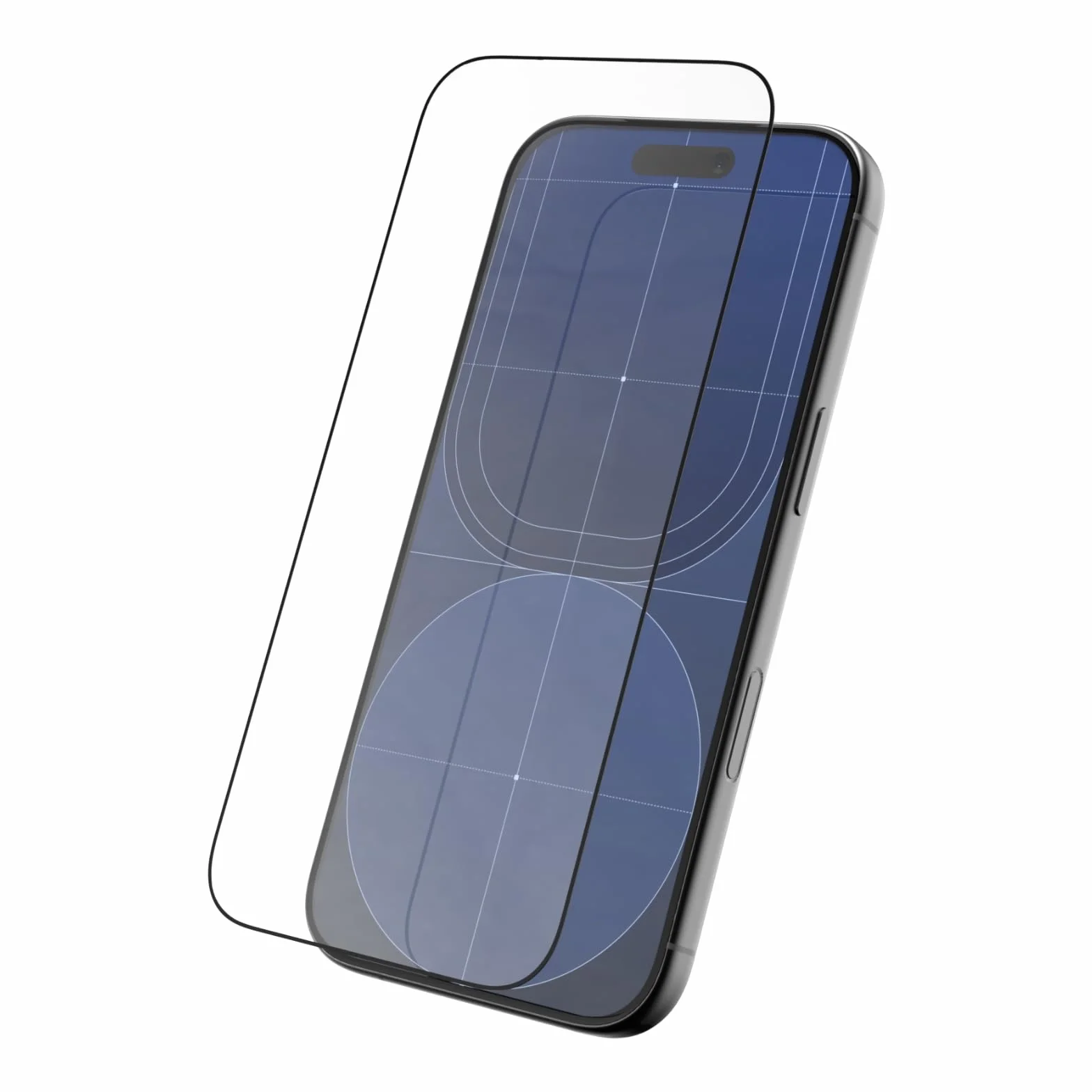 RhinoShield Protection d’écran Compatible [iPhone 17/17 Pro/ 16 Pro] | Verre trempé 9H – Haute Transparence, résistant aux Chocs et aux Rayures, Anti-lumière Bleue, Outil d’Installation Inclus