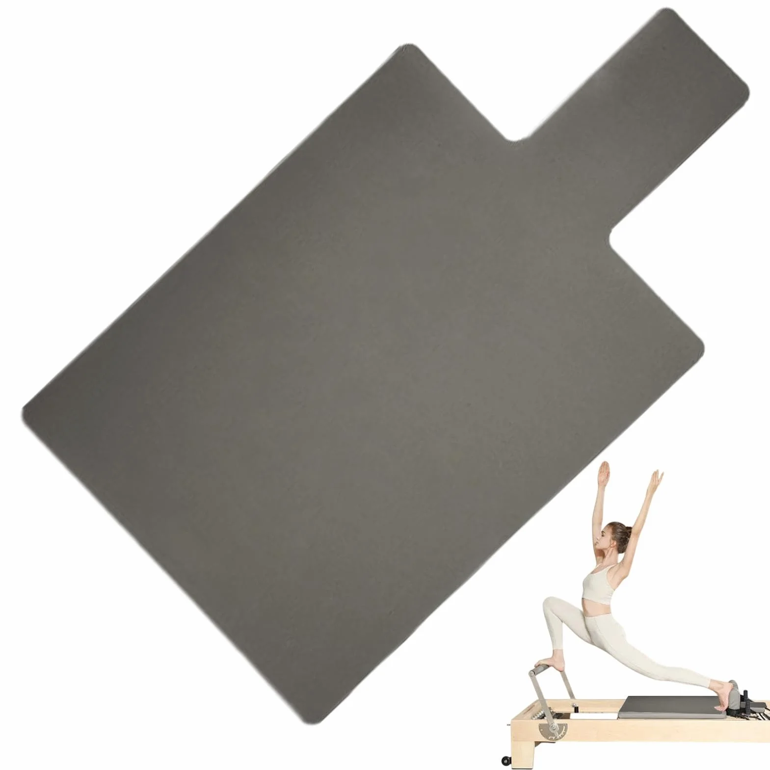 Tapis de réformateur Pilates antidérapant extra épais pour yoga et voyage