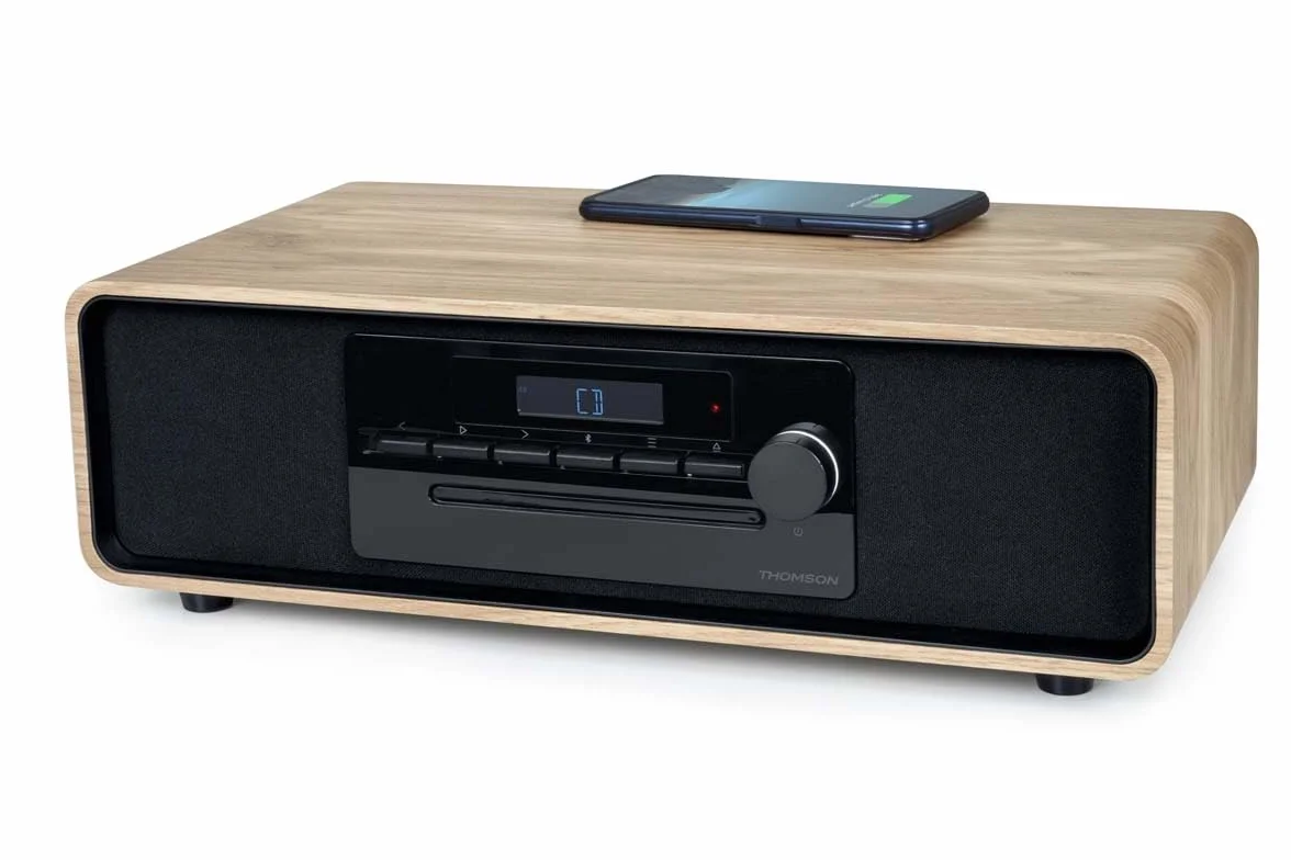 THOMSON MIC300IBT Microchaîne CD USB Bluetooth AUX-in Chargeur sans Fil