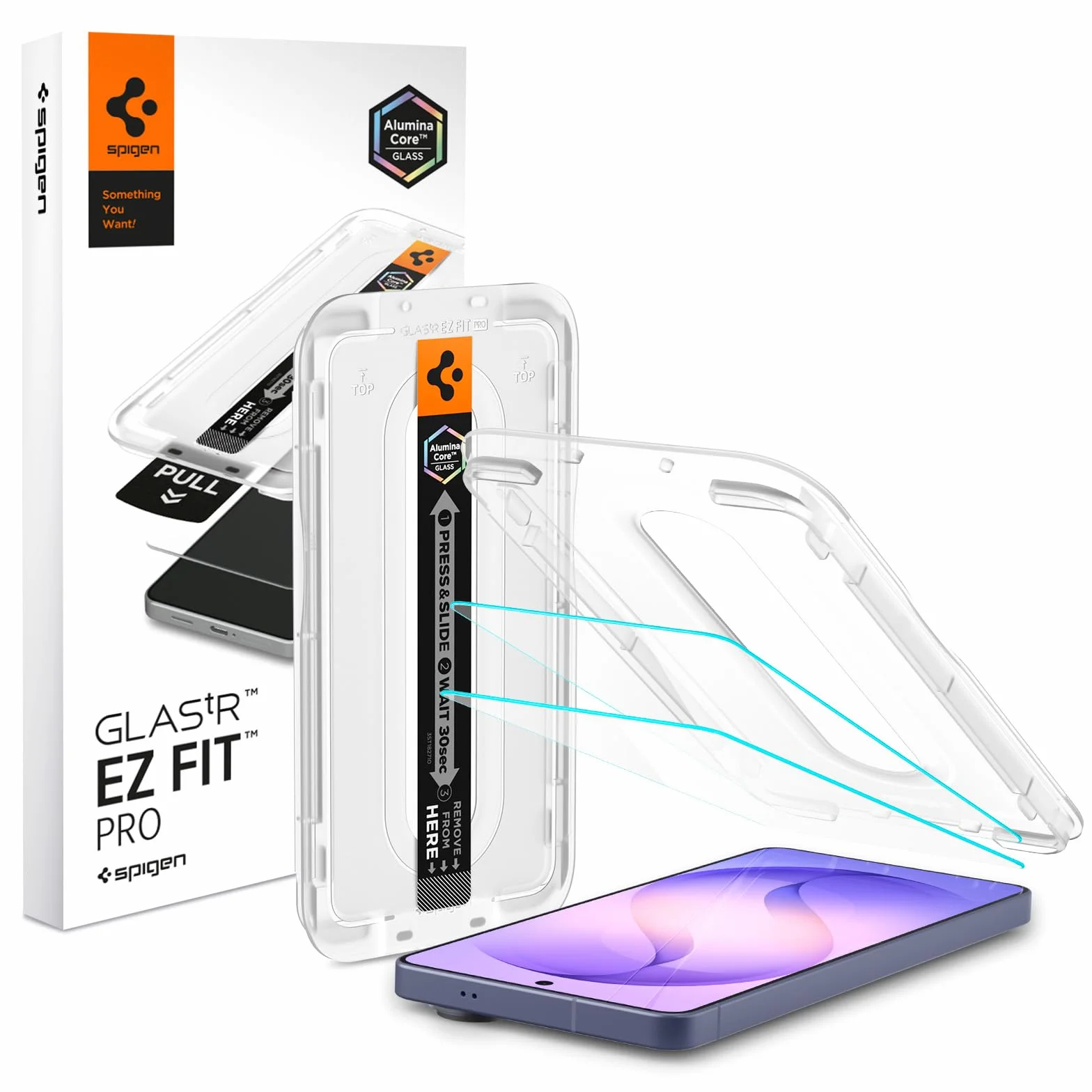 Spigen Glas.tR EZ Fit Pro Verre Trempé pour Galaxy S26 Ultra, 2 Pièces, Dureté 10H+, Résistant aux Rayures