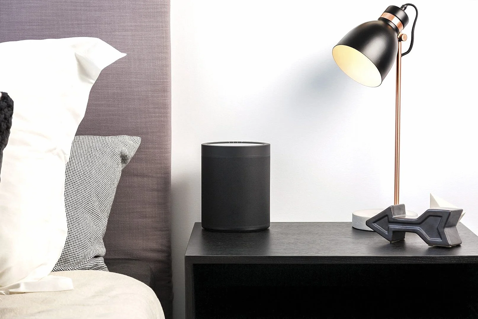YAMAHA MusicCast 20 – Enceinte bluetooth 40W – Système audio Multiroom, Wifi, Airplay – Baffle maison – Compatible avec smartphones et ordinateurs – Noire