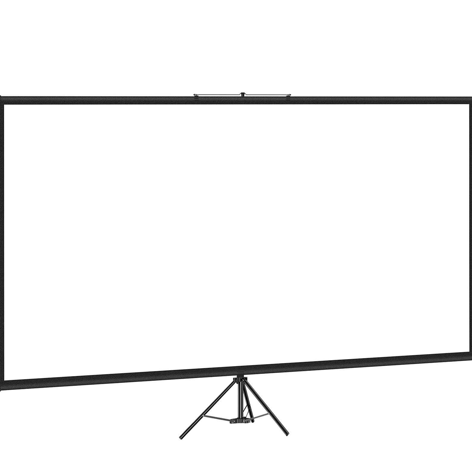 VEVOR Écran de Projection 110 Pouces 4K HD 16:9 Trépied Réglable 244x137 cm Infroissable Blanc/Noir
