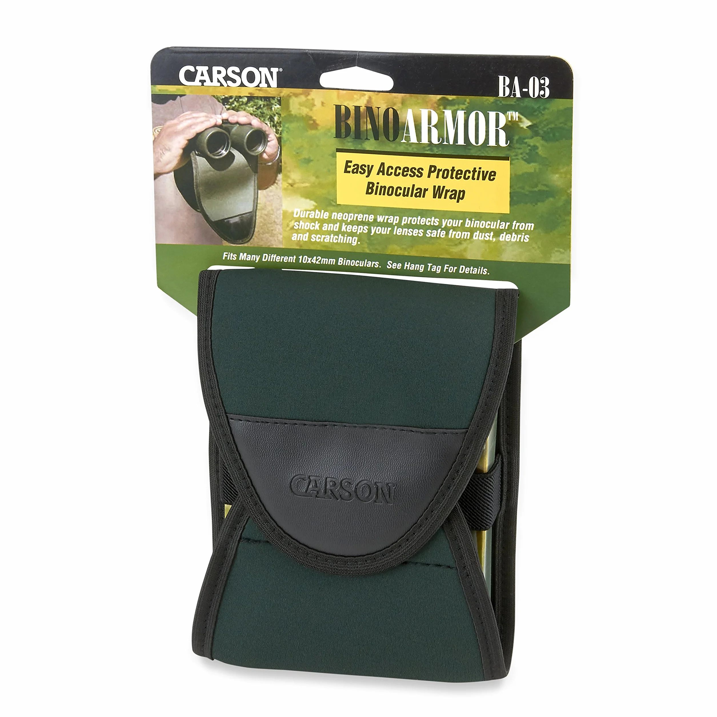 Carson BinoArmor étui enveloppant en néoprène pour les jumelles, convenable à la plupart des modèles de 42 mm (BA-03)
