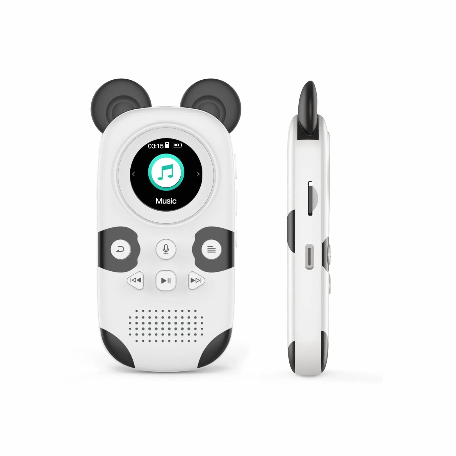 Lecteur MP3 Enfants Bluetooth 5.0 64GB Radio FM Réveil Enregistrement