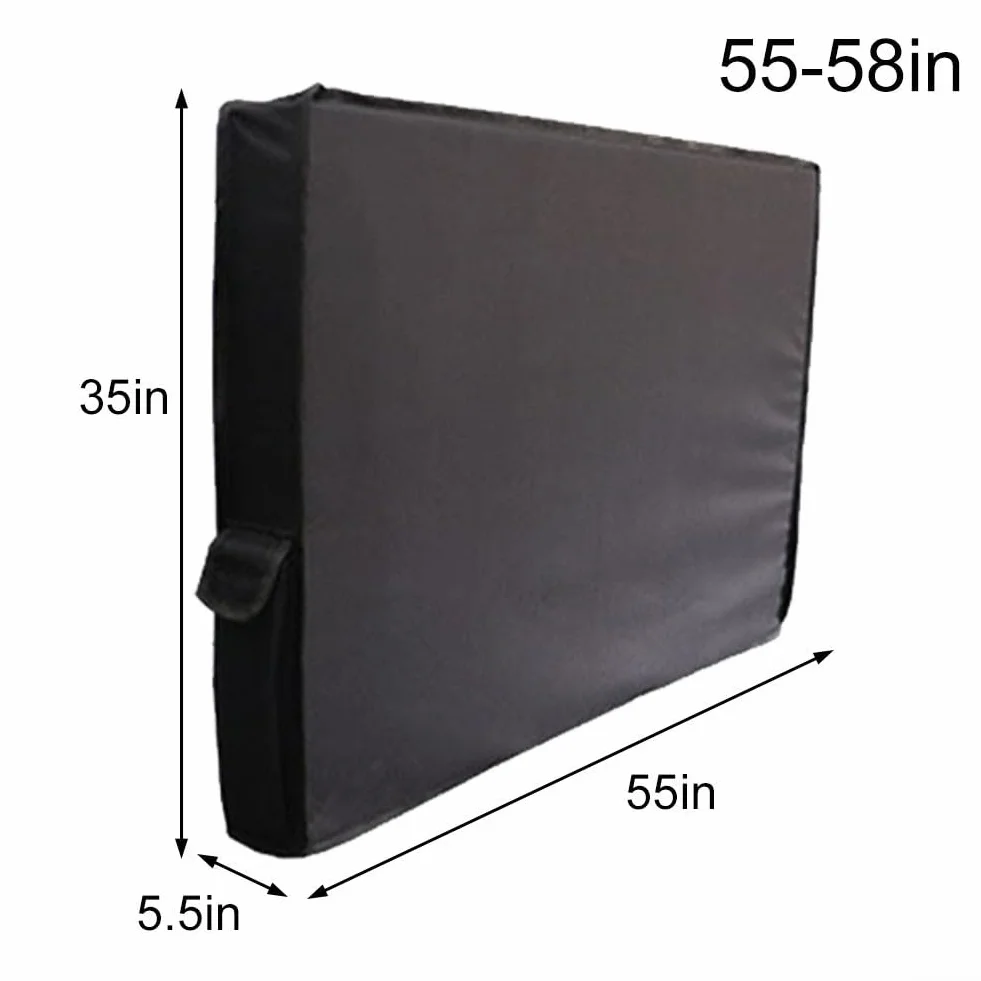 Housse de protection imperméable pour TV d'extérieur – Tissu épais 600D (140 à 147 cm)