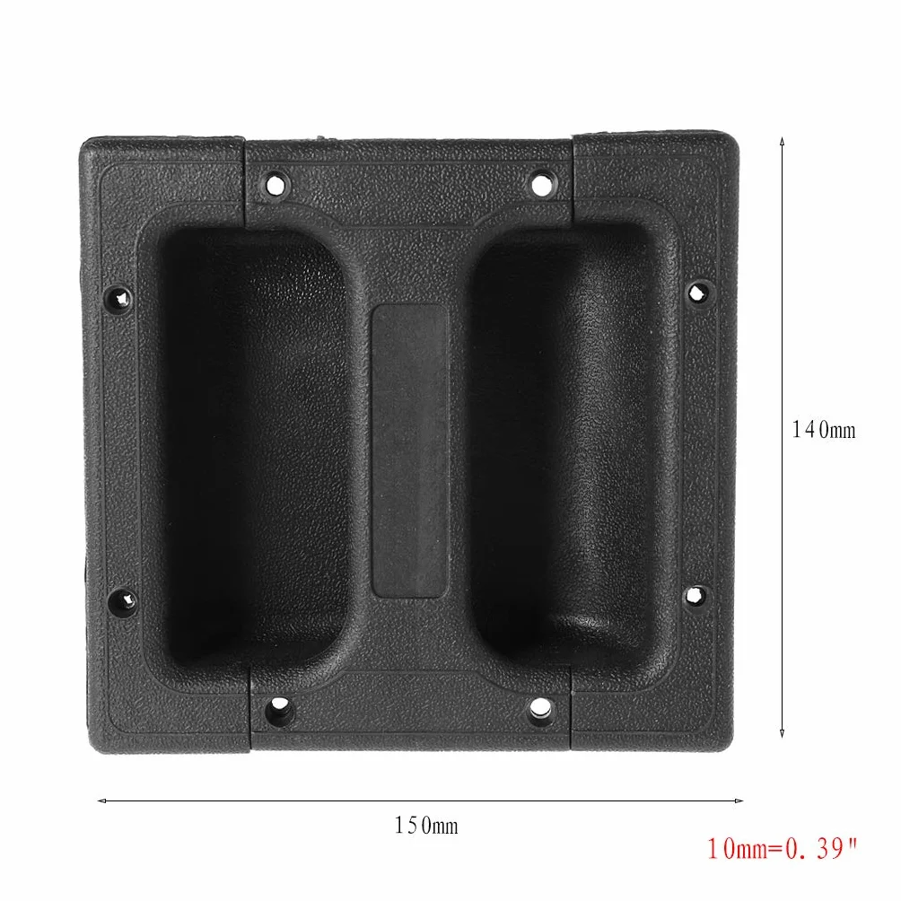 1 Set Remplacement Haut-parleurs Sonores Poignée Encastrée pour Ampli Guitare Cabinet Stage Haut-Parleur poignée