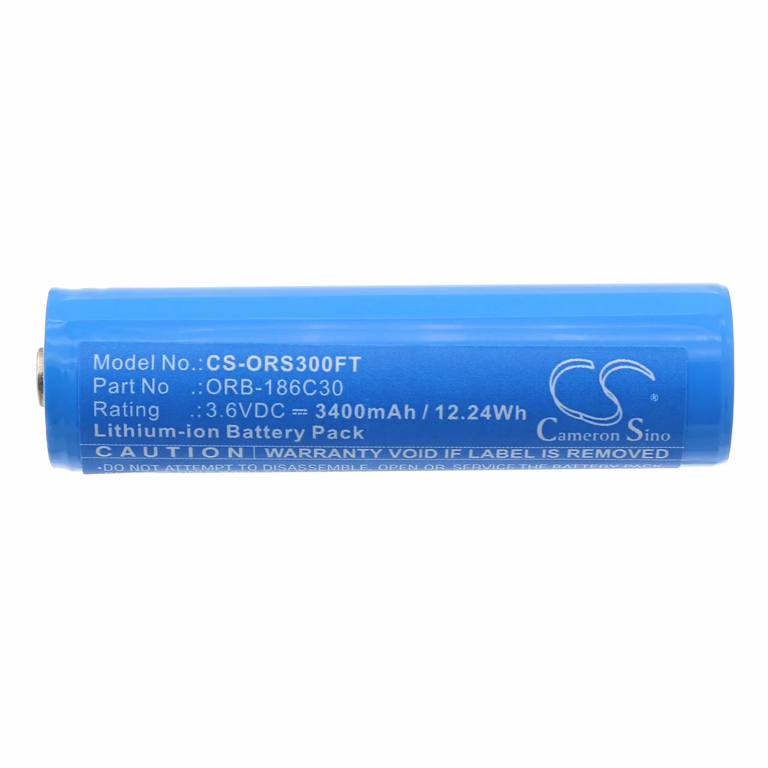 TECHTEK Batterie 3400mAh Compatible avec [Olight] Baton Pro, H2R headlamp, Perun headlamp, R20, S2R, S2R II, S30R II, S30R III, Warrior Mini I, Warrior Mini remplace ORB-186C30, ORB-186C32, ORB-186C3