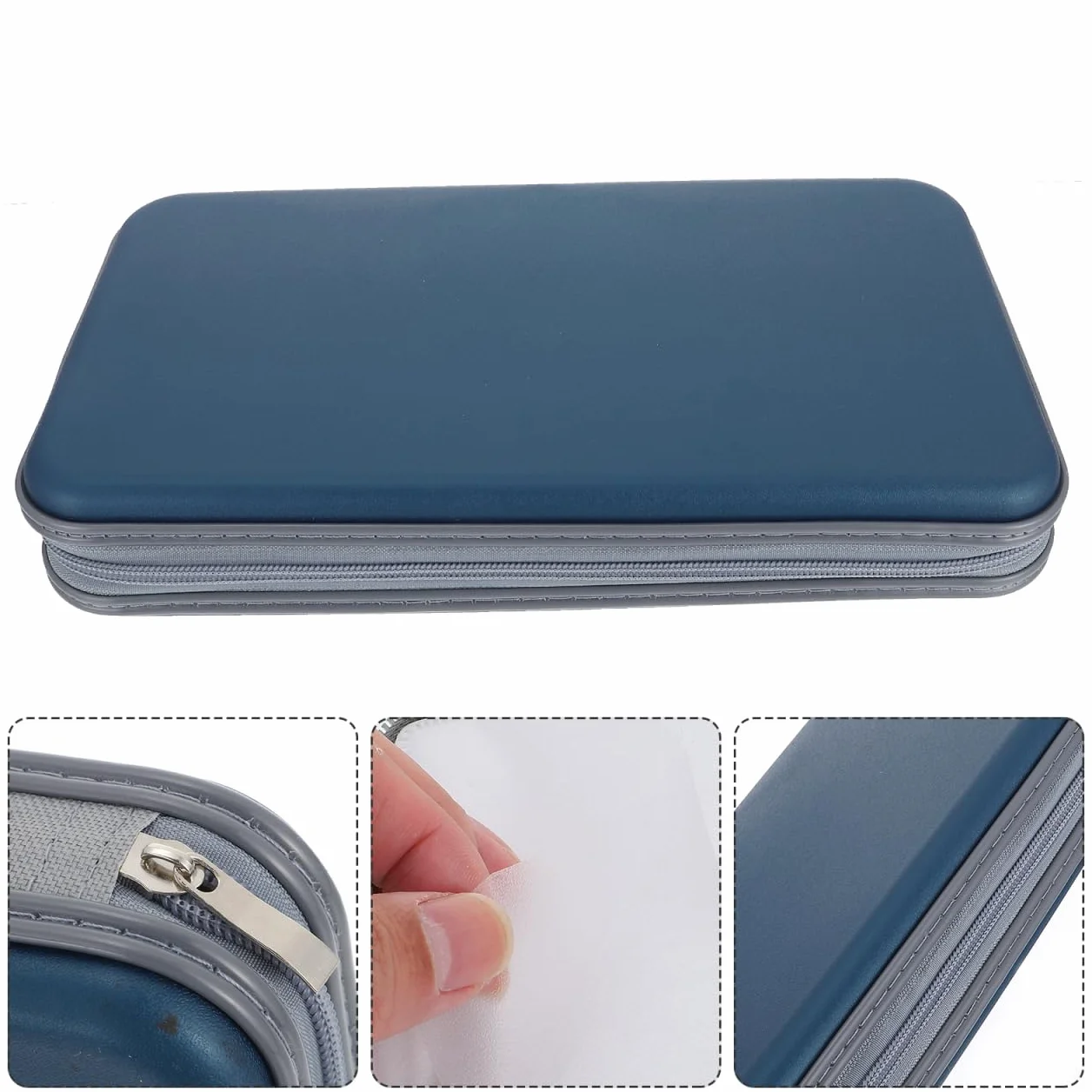 Alipis CD Bag, CD Storage Bag for Car and Home, CD DVD Disc Rangement for 80 – Pochette de Rangement Portable pour CD/DVD, Valise de Stockage Multimédia pour Voiture, Bureau et Maison, Idéal Cadeau