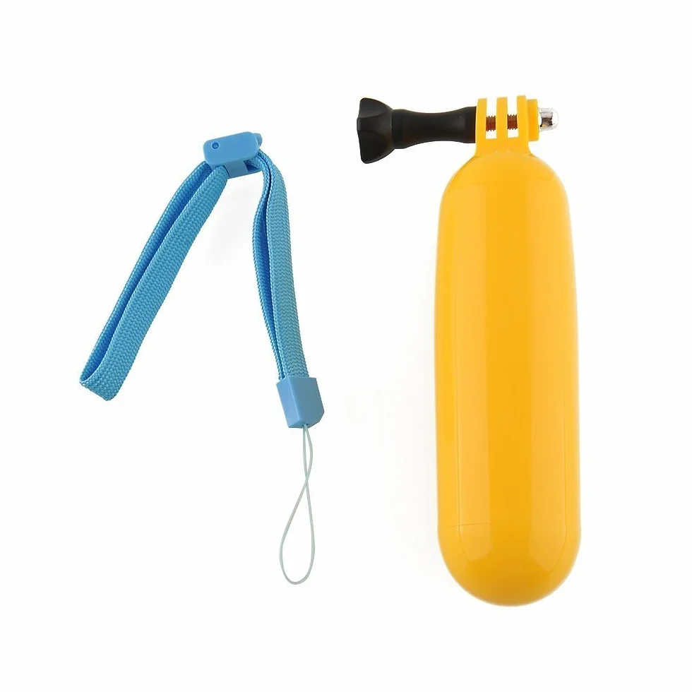 Bâton de plongée étanche et Flottant, support de caméra REY pour GoPro, DJI OSMO, INSTA 360, SJ4000, SJ7000 et Xiaomi Bobber Surf, jaune, USB-C