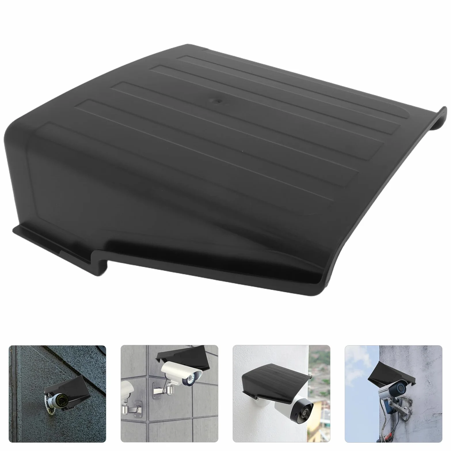 BESPORTBLE Housse de Protection pour Caméra Extérieure Abri Plastique Résistant Pluie et Soleil Installation Facile sans Outils Protection Intempéries et Poussière
