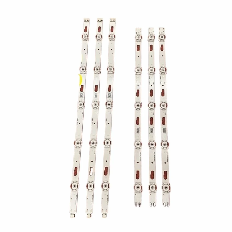 Bande de rétro-éclairage LED pour Samsung UE43TU7100U UE43TU7100 UE43TU7172U UE43TU7125K GU43TU8079U UE43TU8000K UE43TU8005K UE43TU8072U Kit 6pcs