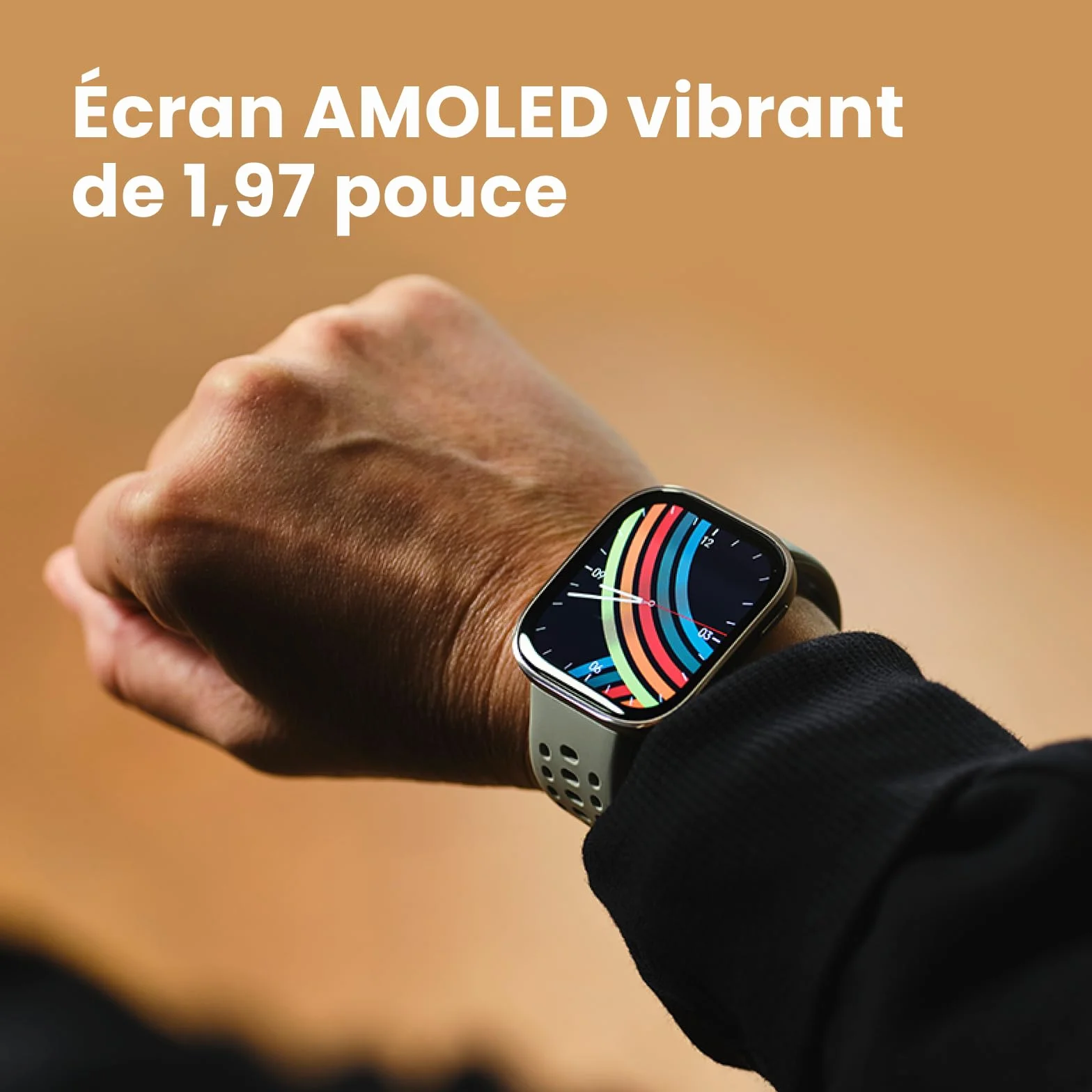 Amazfit Bip 6 Smartwatch 46mm, Batterie 14 Jours, AMOLED 1,97", GPS avec Cartes, IA, Appels Bluetooth, Suivi Santé et Sommeil, 140+ Modes Sportifs, Étanchéité 5ATM, Noir