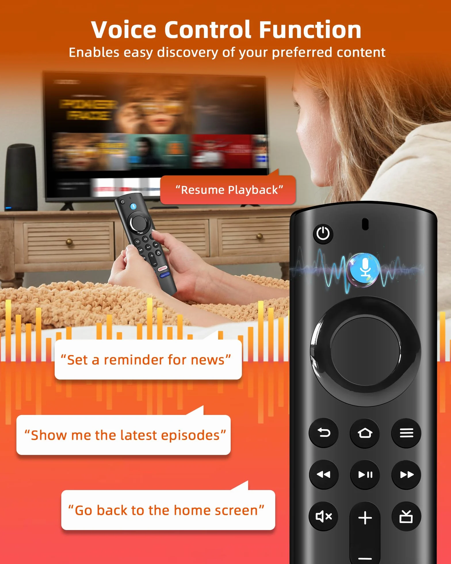 Télécommande vocale 3e génération pour Smart TV A-MZ TV St1-CK 2 gen 3 gen 4K Lite