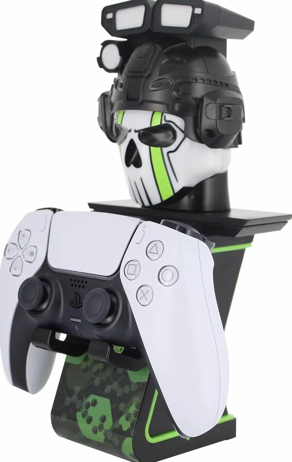 Exquisite Gaming Call of Duty Ghost Cable Guy Ikons Manette de jeu lumineuse et chargeur de téléphone portable