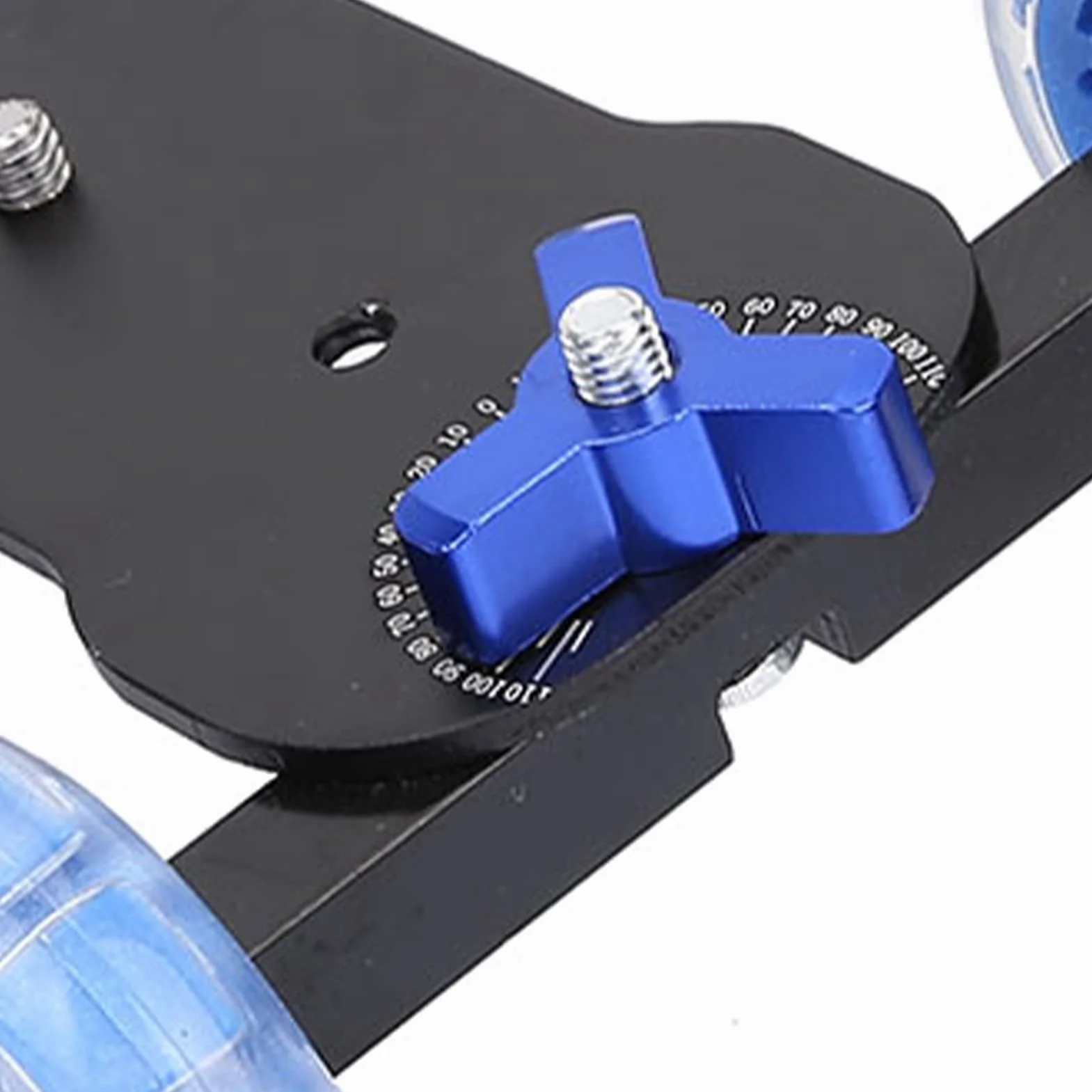Luqeeg Caméra Dolly Skater, Mini Rouleau de Chariot de Caméra, 10 Kg de Charge Caméra Dolly Wheel Support de Caméra de Mouvement pour Reflex Numérique, Caméra, Caméscope, Vis 1/4 et Faible Bruit