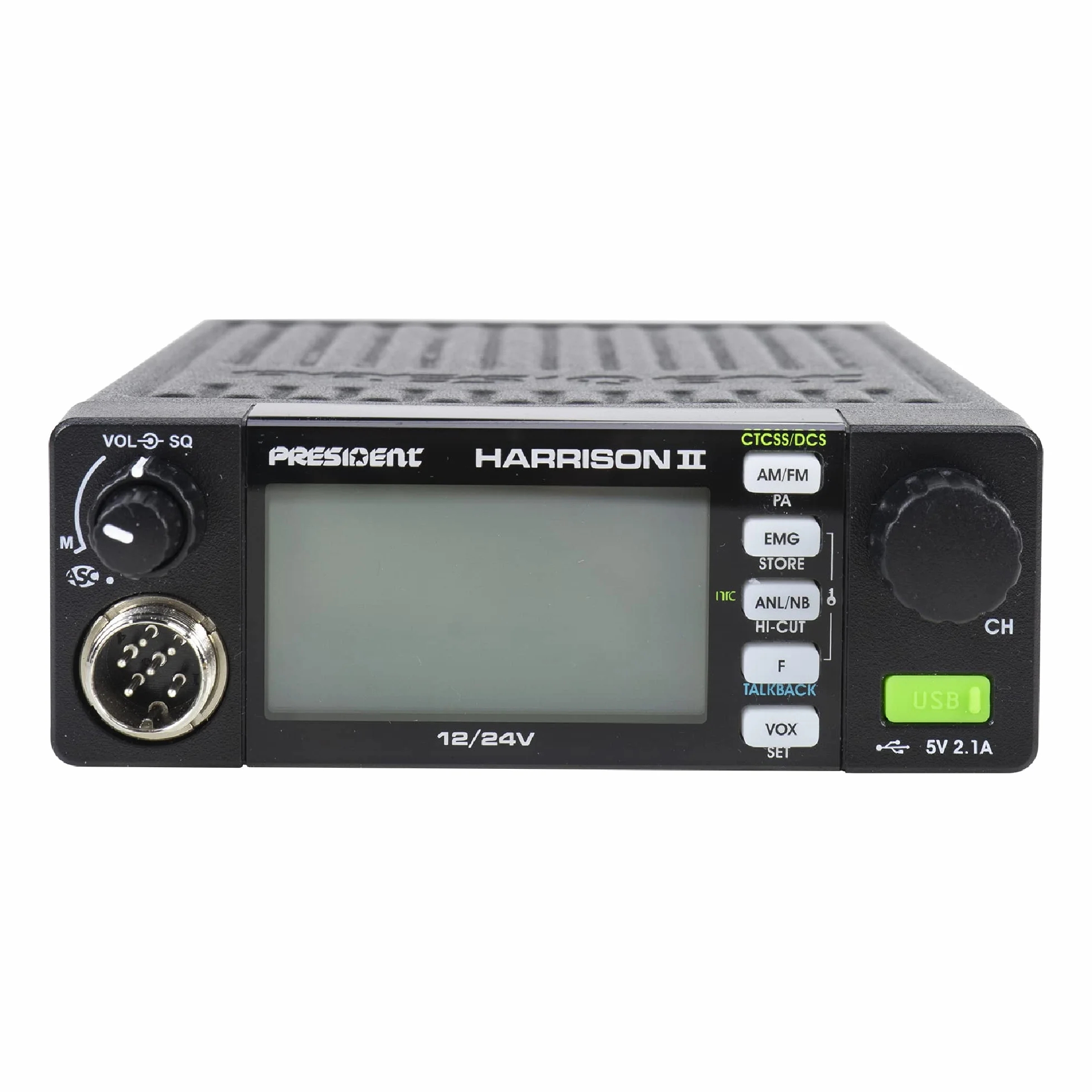 Président Harrison II ASC CB Radio AM/FM VOX NB ANL 12V/24V