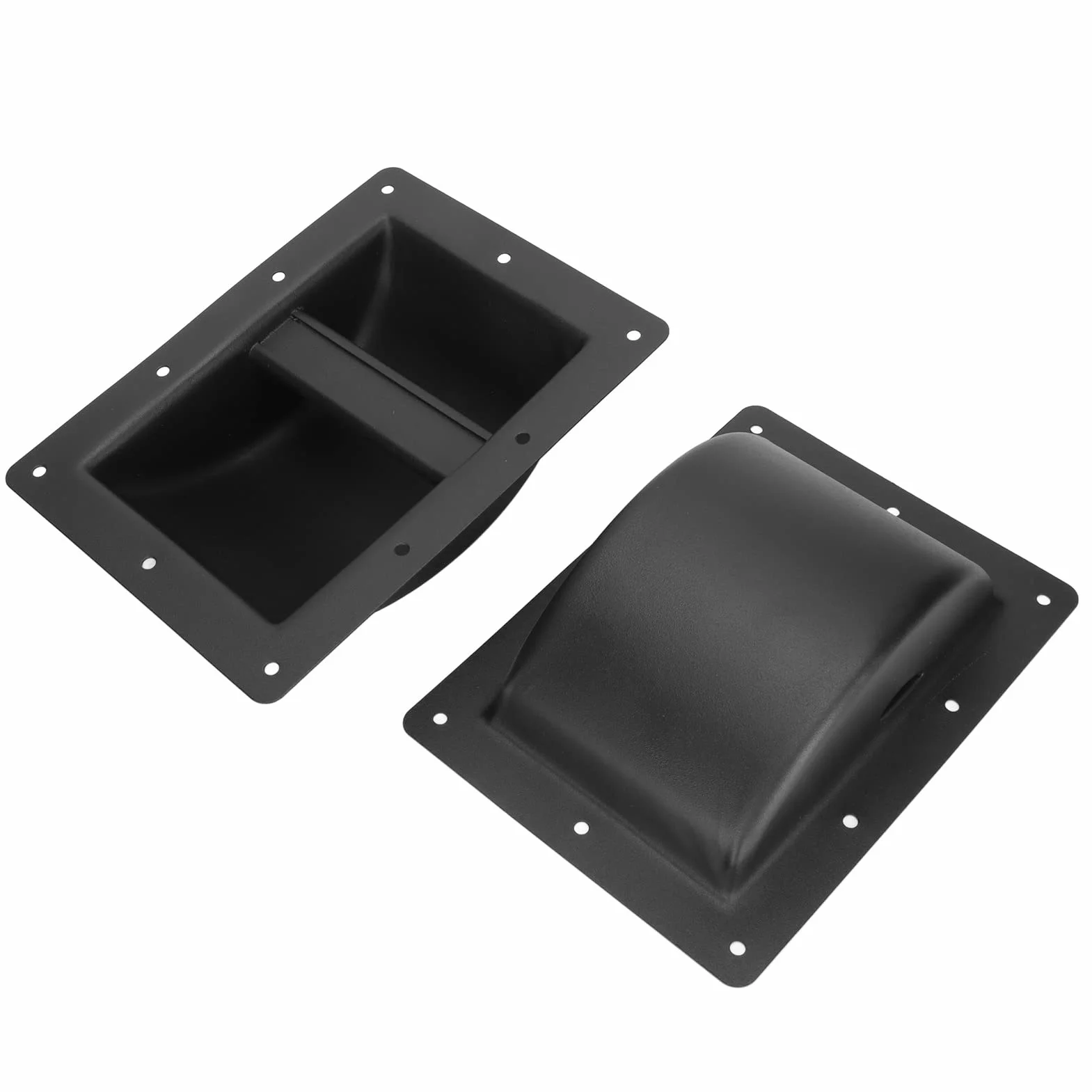 2pcs Poignées de Haut-Parleur, Poignées de Barre D'enceinte Encastrées, Poignée de Transport D'armoire Audio de Remplacement en Acier Professionnel pour Audios de Scène