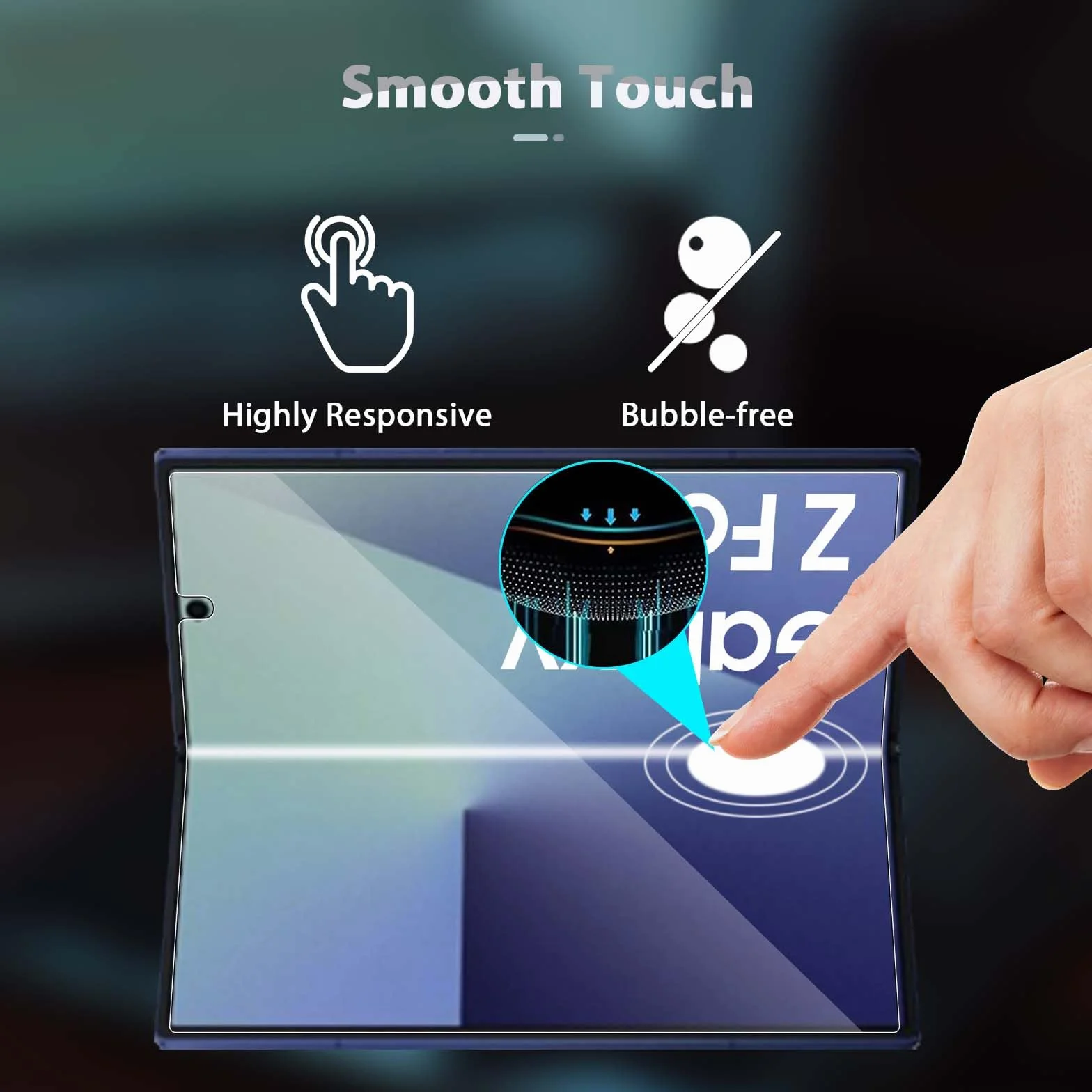 QULLOO Verre Trempé pour Samsung Galaxy Z Fold 7 / Fold7 5G, [2+2+2] Avant 9H Dureté Protection Écran + Protection Décran intérieure en TPU + Caméra Protecteur, Aux Rayures Film Protection