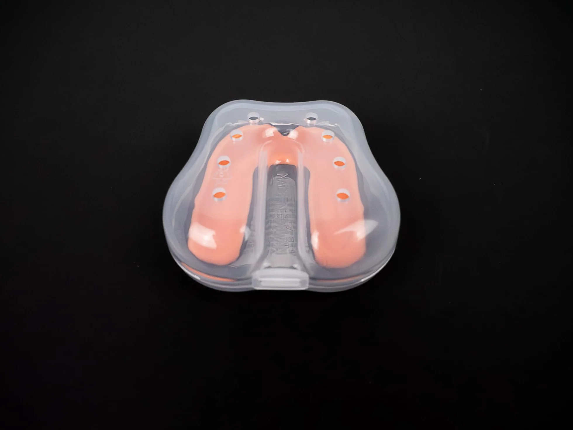 Protège-dents GEL Noir/Orange Senior METAL BOXE