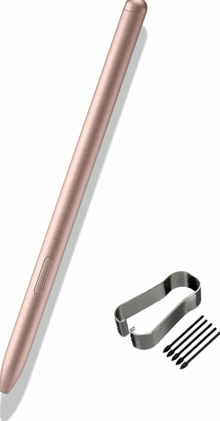Tab S7 S Pen Stylet de Rechange pour Samsung Galaxy Tab S7 / S7+ Plus / S7 FE SM-T870 SM-T875 SM-T876 Stylet + Pointes(Bronze Mystic)