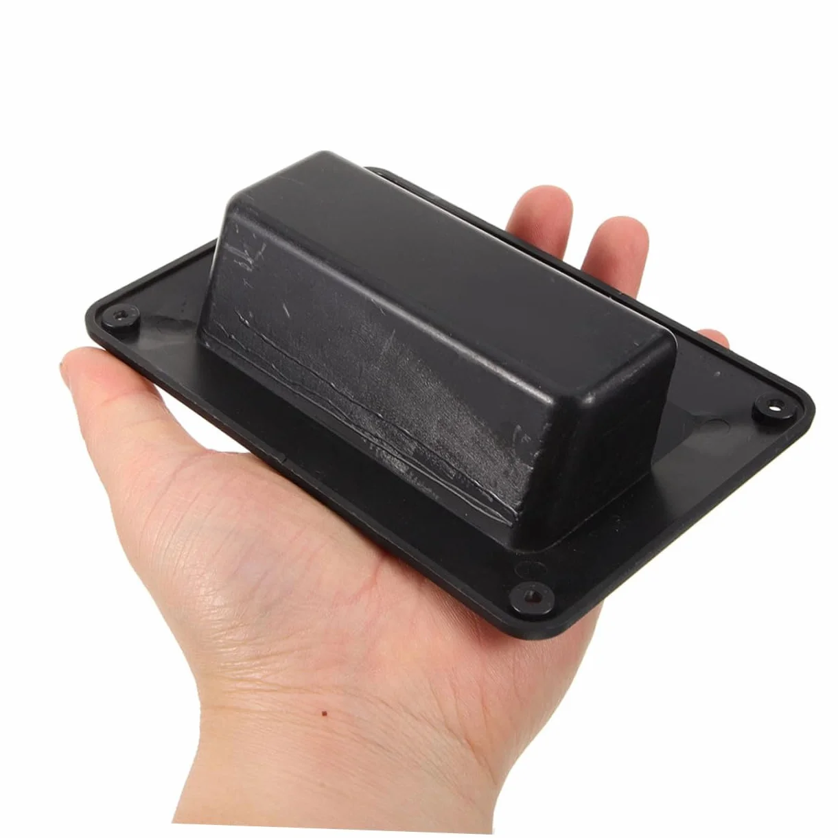 Lot de 2 Poignées Latérales en Abs Noires Résistantes pour Matériel Haut-Parleur Audio de Scène, Accessoire Polyvalent pour Remplacement Facile
