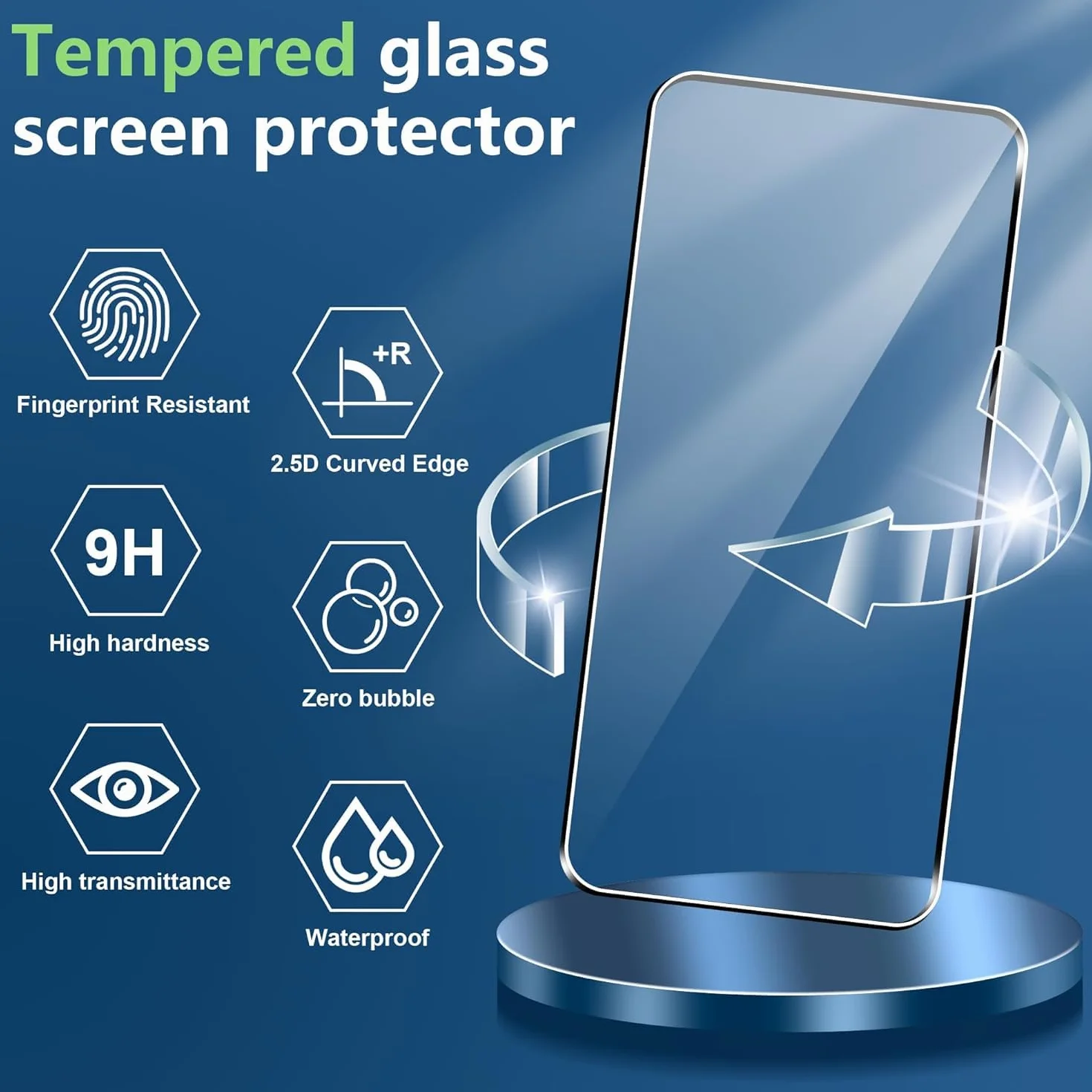 3 Pièces Verre Trempé pour Samsung Galaxy S26 avec 3 Pièces Caméra Arrière Protection Accessoire, 9H Dureté, Avec Outil D'alignement Facile, Anti-Rayures, Sans Bulles Protection écran
