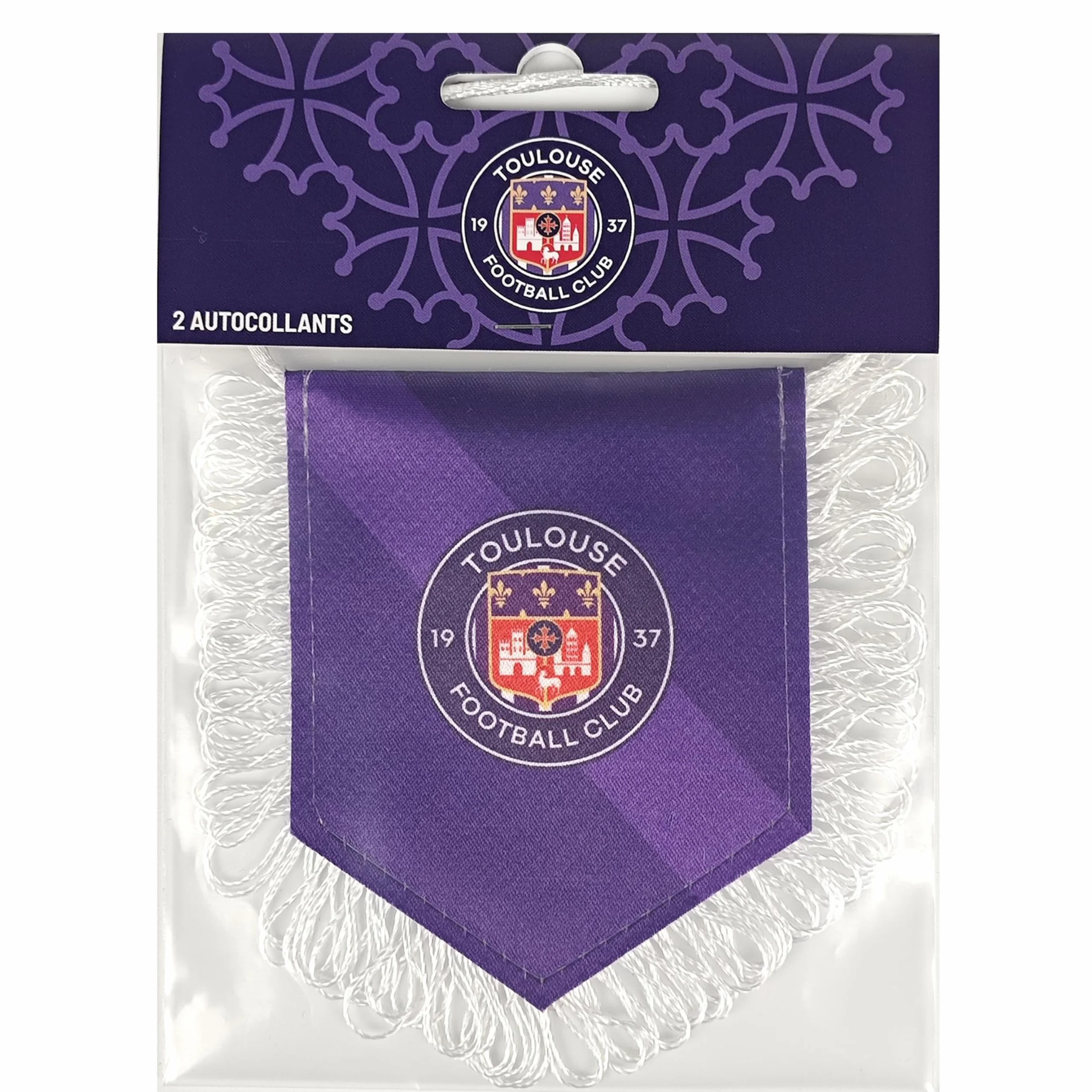 Fanion TFC Toulouse Football Club Officiel 10 x 8 cm