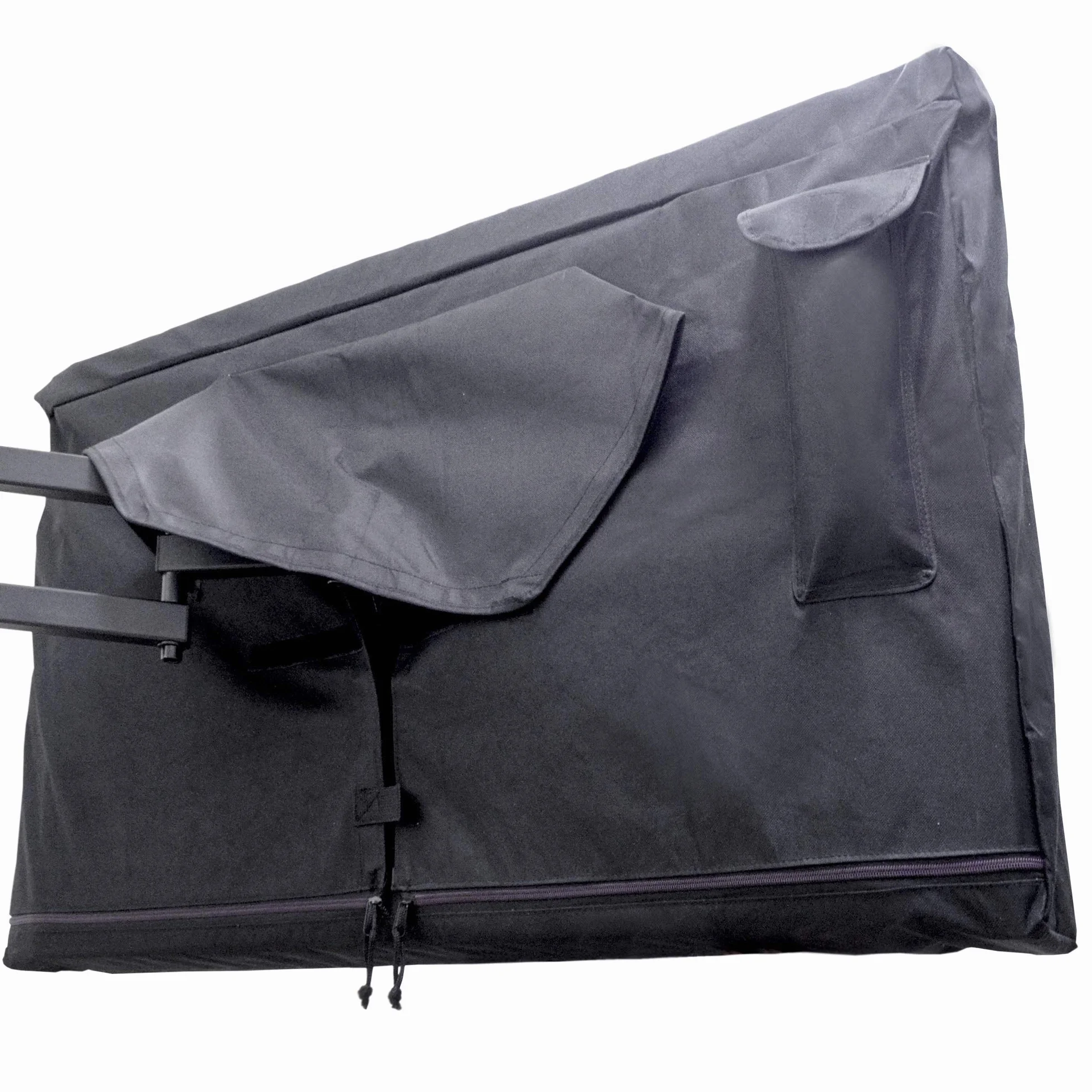 Housse pour TV d'extérieur 80-85" imperméable 360° résistante aux intempéries anti-rayures Noir