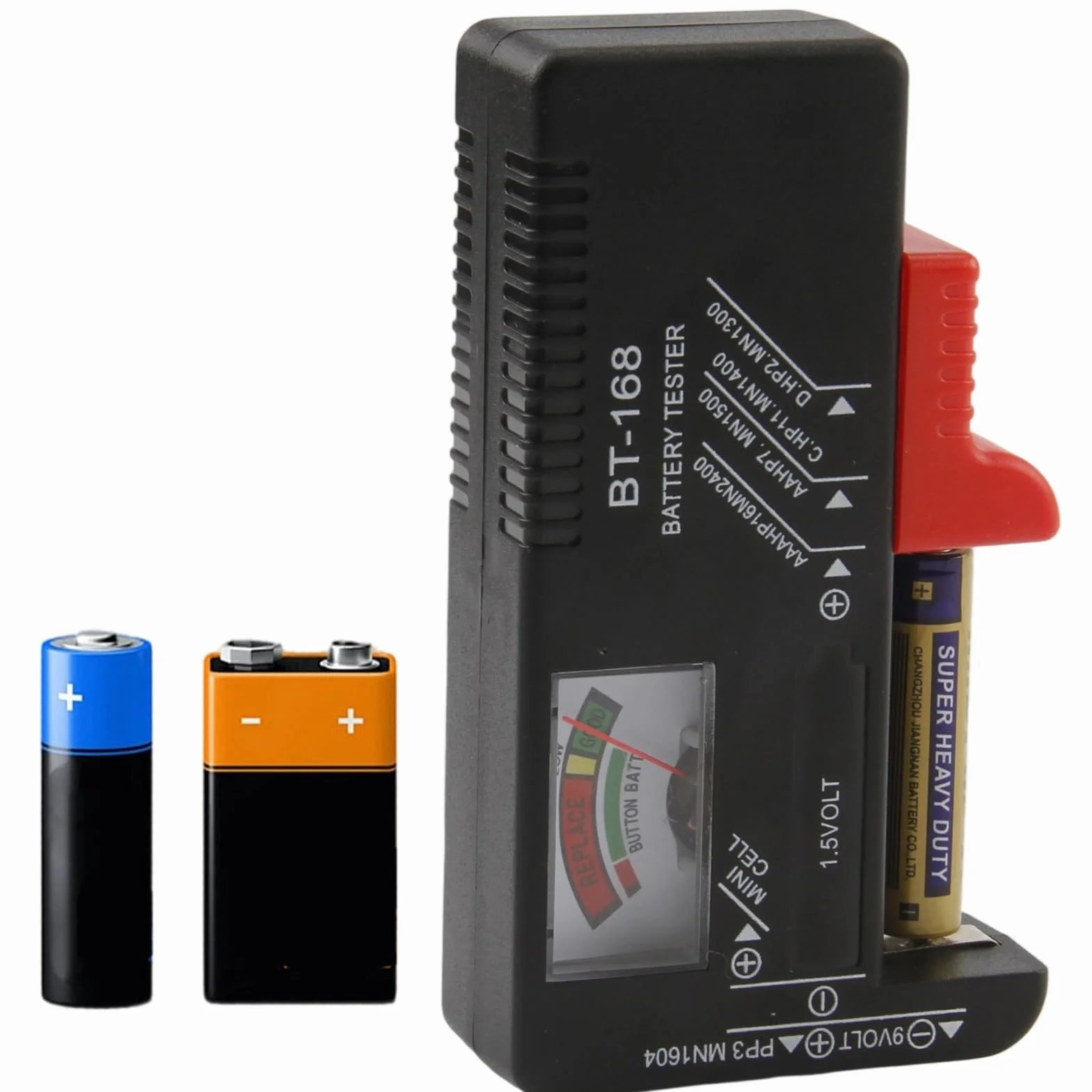 Testeur De Batterie Multi Taille Digital, Lecteur Précis Piles AA AAA C D 9 V Bouton 1,5 V, Contrôleur D'énergie Maison Atelier Professionnel, Appareil Vérification Puissance