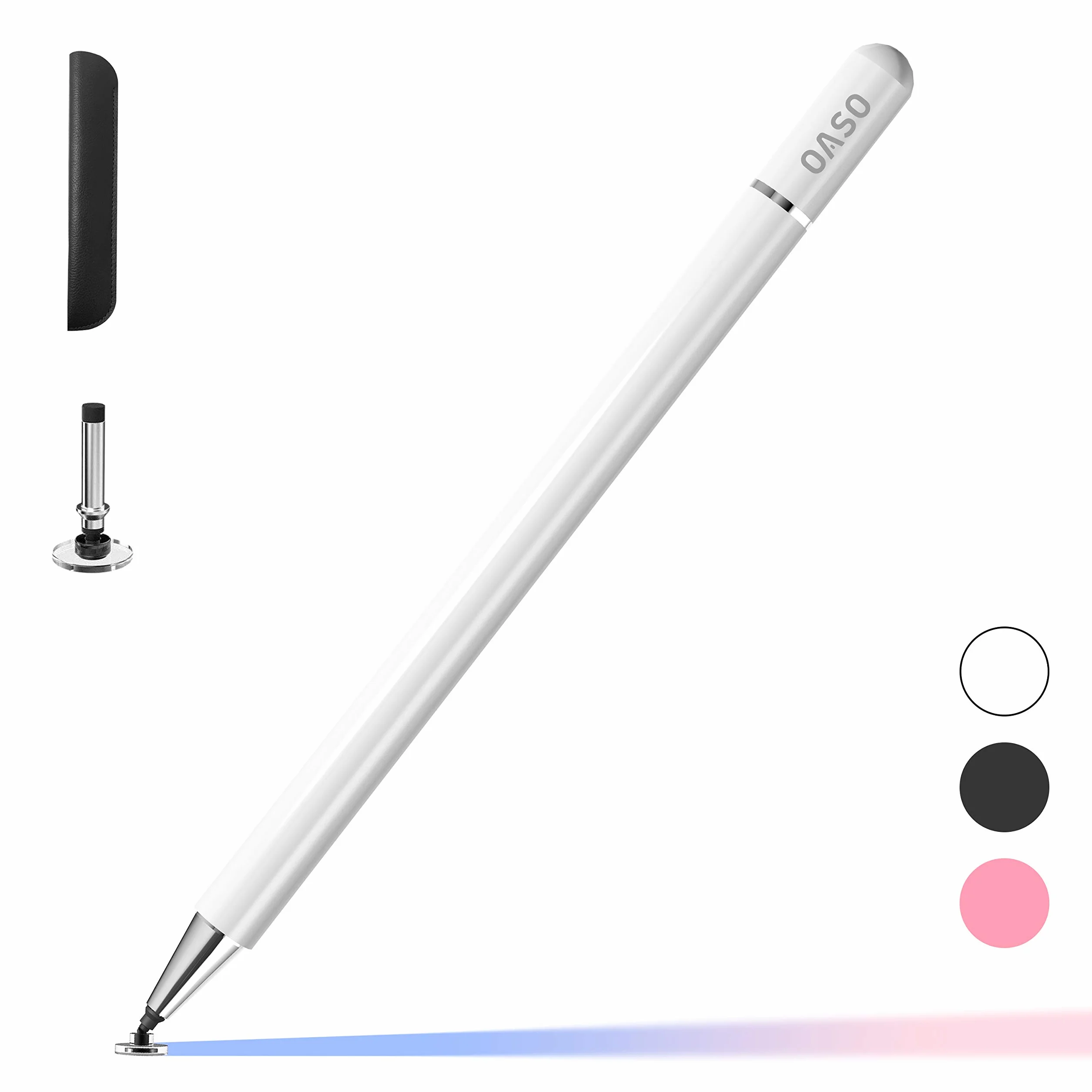 Stylet Universel Capacitif pour Écrans Tactiles, Compatible Apple iPad/Pro/Mini/Air/iPhone Samsung Galaxy Tab A7 S7 Fire HD