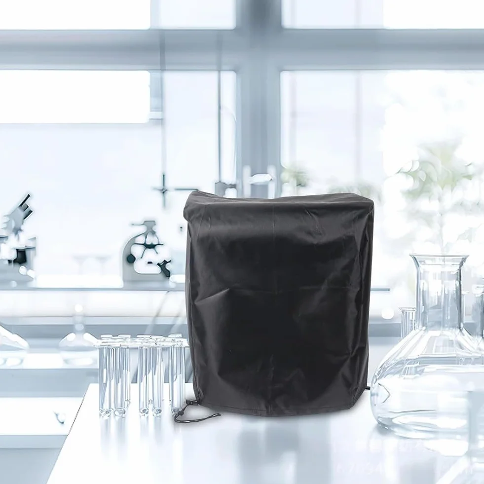 Housse anti-poussière pour microscope, protection imperméable en tissu Oxford, noir, 35 x 20 x