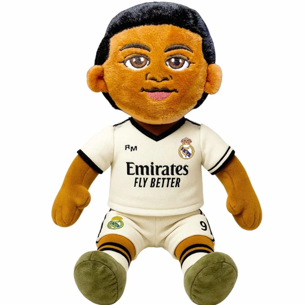 Real Madrid Peluche Officielle Mbappé Uniforme 2024/25 Fan Collection