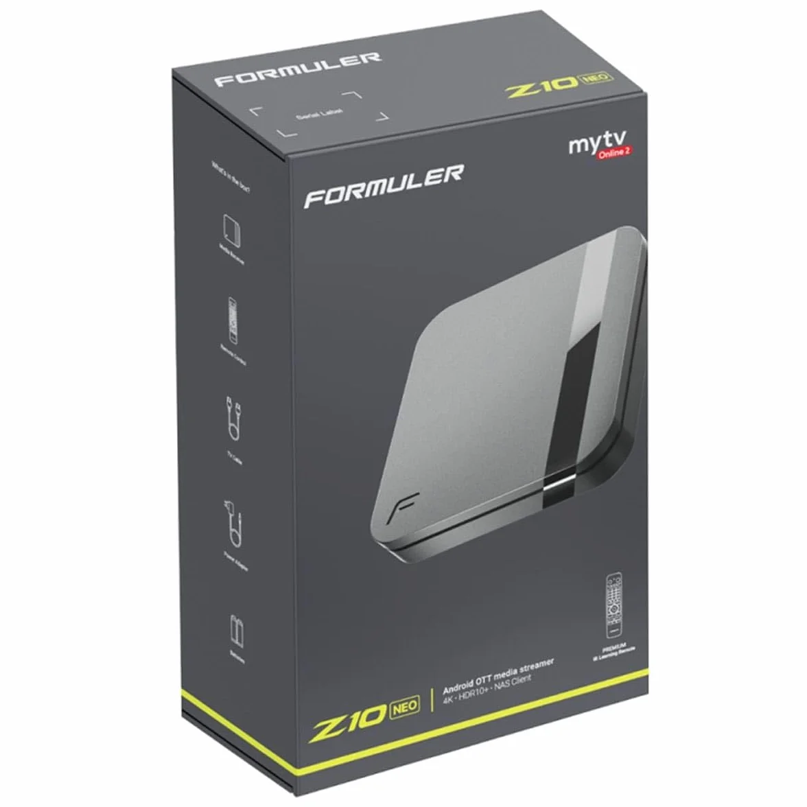Formuler Z10 Neo 2024 · 4K Android OTT Media Streamer 4K · HDR10+ · NAS Client