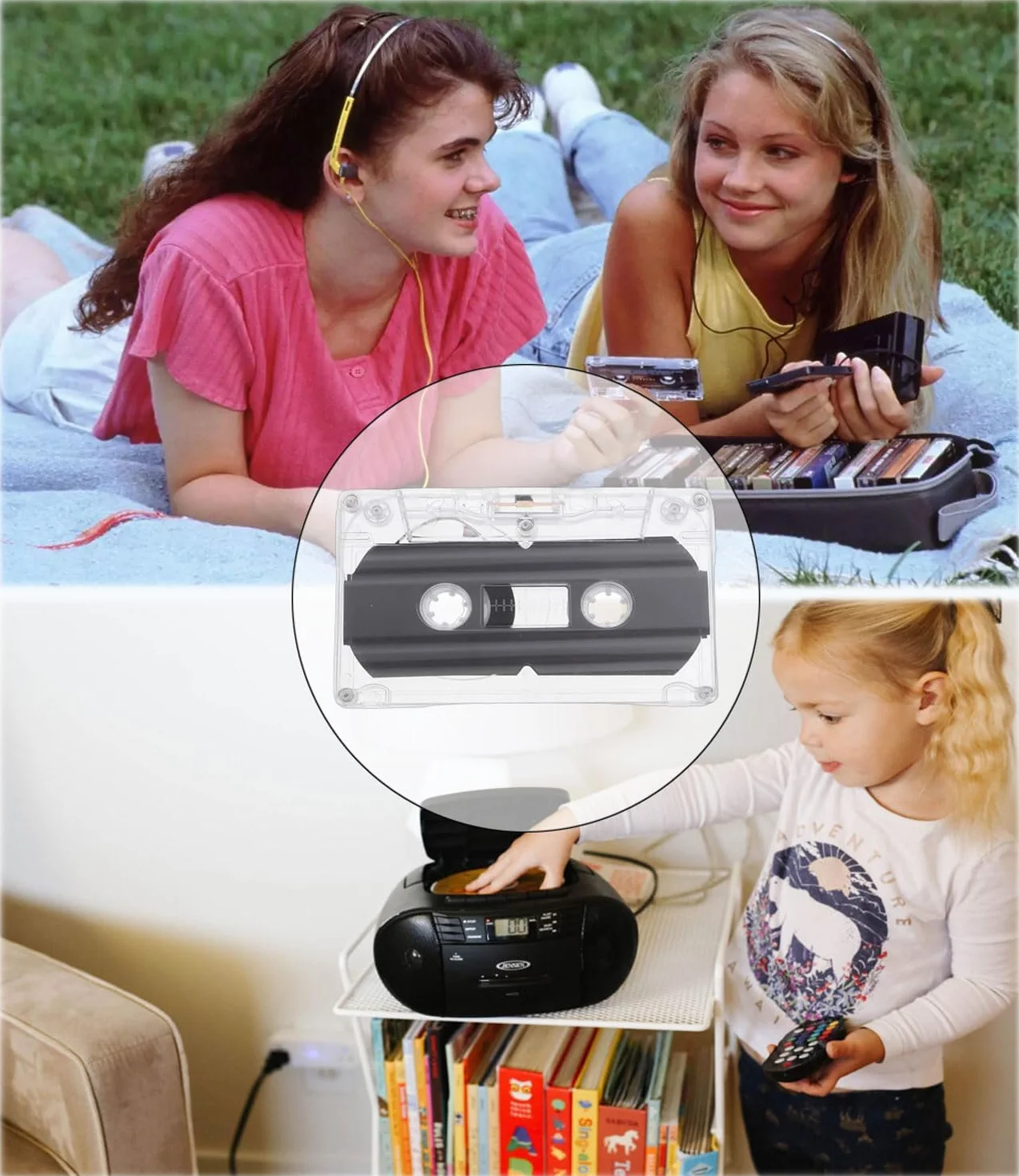 Cassettes Audio Vides 5 Pièces pour Musique Conférences Enregistrements