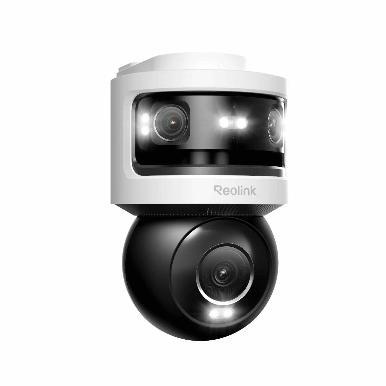 Reolink Camera Exterieur Filaire 10Mpx + 8Mpx à Triple Objectif, Caméra PoE avec Suivi-Synchro, Recherche Vidéo IA, Vision Nocturne Couleur et Infrarouge, Enregistrement 24h/24, OMVI 3i PoE