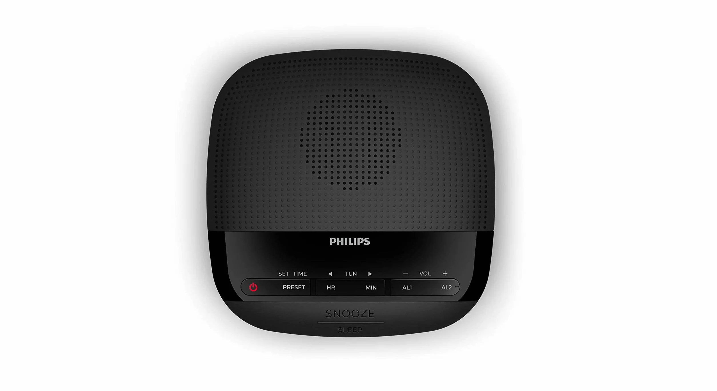 Philips Audio R3205/12 Radio-réveil, Radio FM (Double Alarme, Arrêt programmé, Radio numérique, Forme compacte, Batterie de Secours, Jusqu'à 10 présélection)