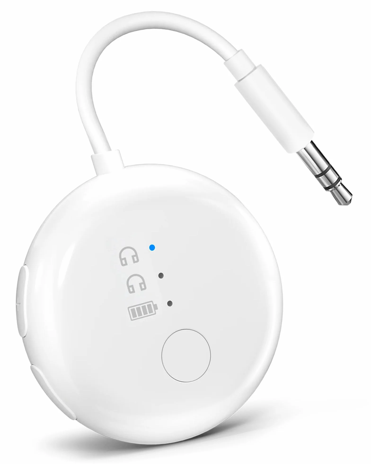 Avantree SoundJet R1 Adaptateur Avion Bluetooth aptX Adaptive 20 h Autonomie Transmetteur Audio sans Fil Puce Qualcomm Blanc