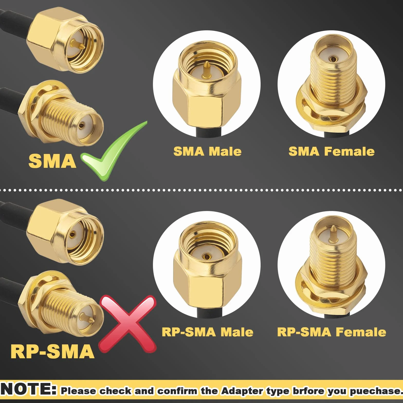 Câble d'Extension SMA RG58 SMA Mâle à Femelle 20M/65,6ft Câble Coaxial à Faible Perte pour WiFi 3G 4G LTE Antenne GPS SDR Équipement Antenne Radio Scanner Routeur (Non pour la TV)