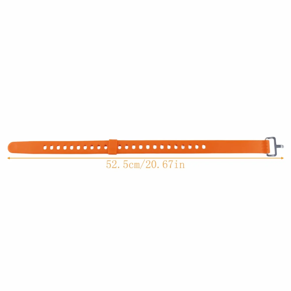 Lot de 4 sangles réglables pour raquettes à neige, snowboard, randonnée (orange)