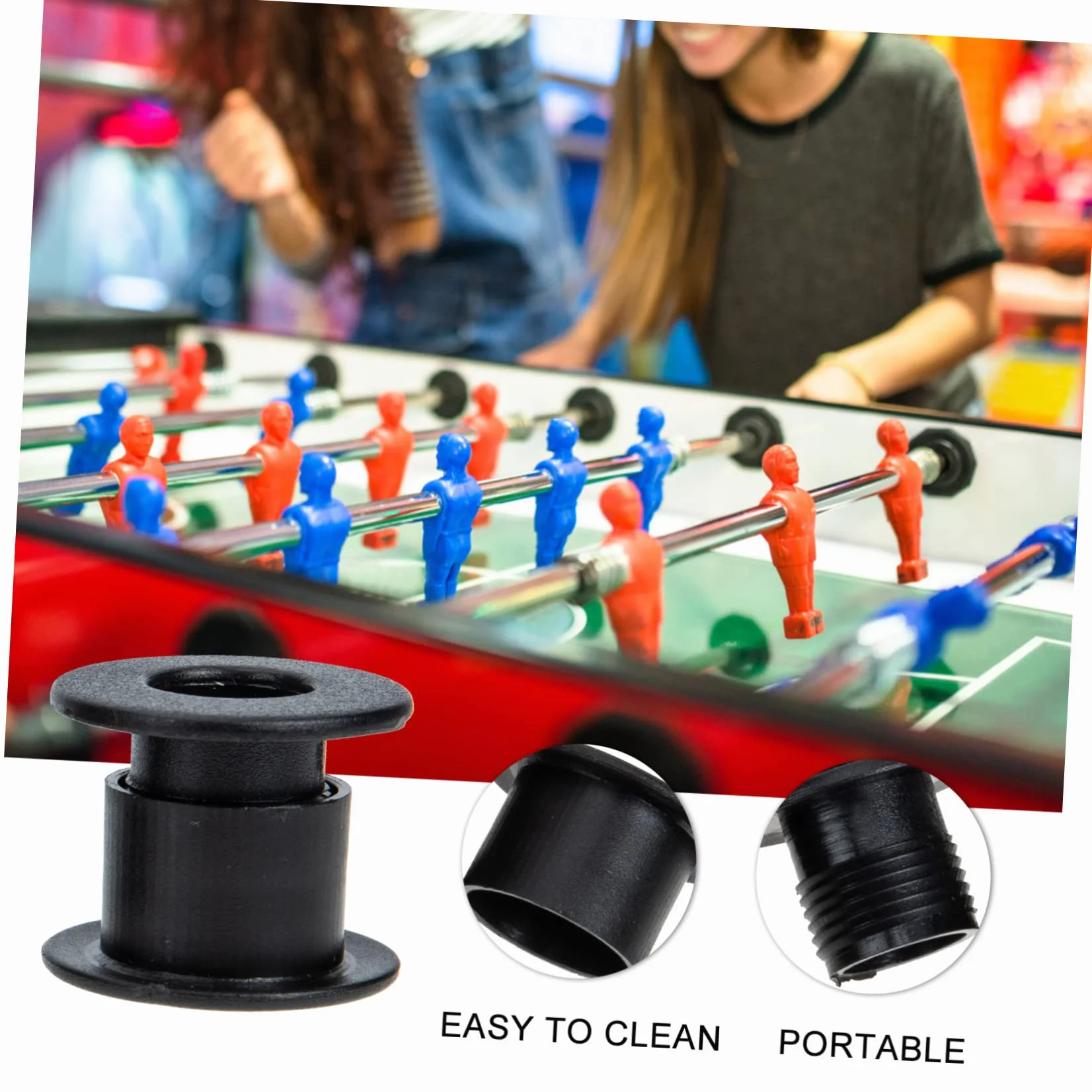 Toddmomy 10 Paires Roulements Plastique pour Table de Football