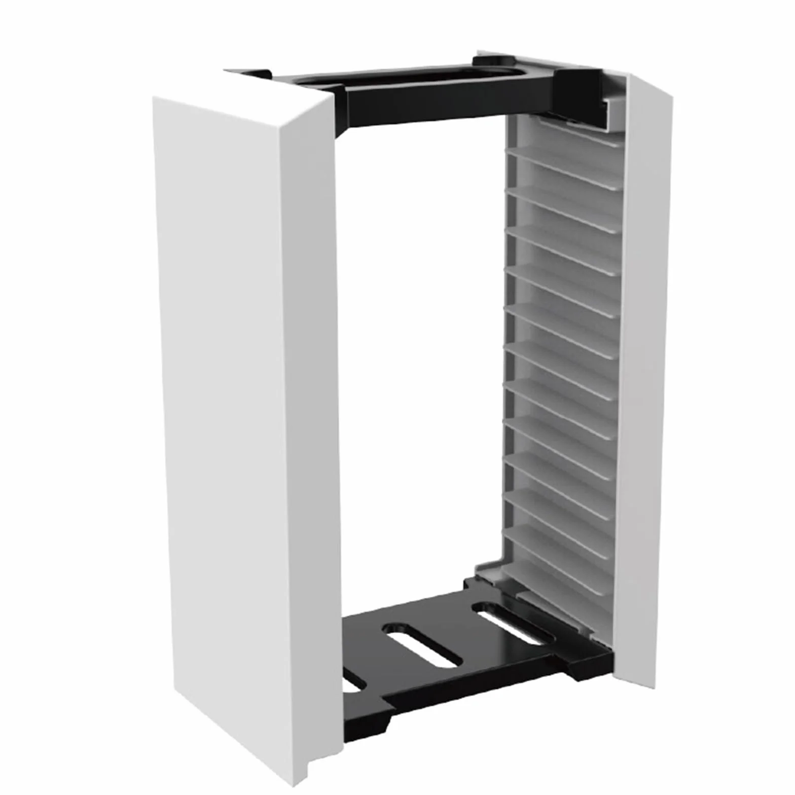 Wallfire Tour de Stockage de Jeu pour PS3, PS4, PS5, Xbox, Switch Games, Universal Game Card Box Storage Rack Tour de Stockage de Jeu vidéo Peut contenir 12 disques de Jeu