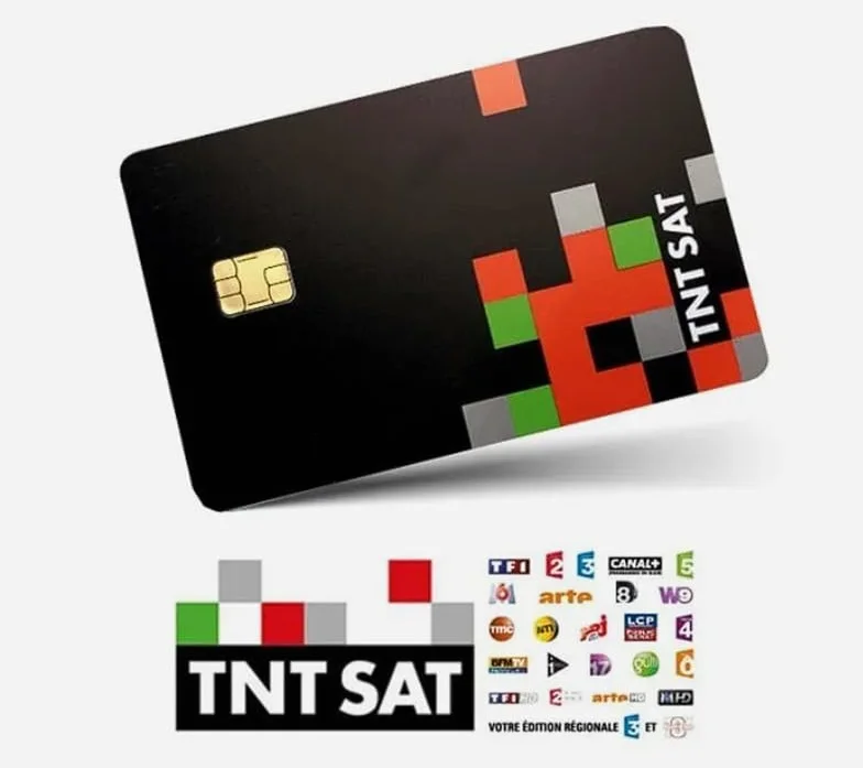 TNTSAT Carte Officielle Neuve - Décodeur Satellite Astra 19.2 - Durée 4 Ans - Garantie